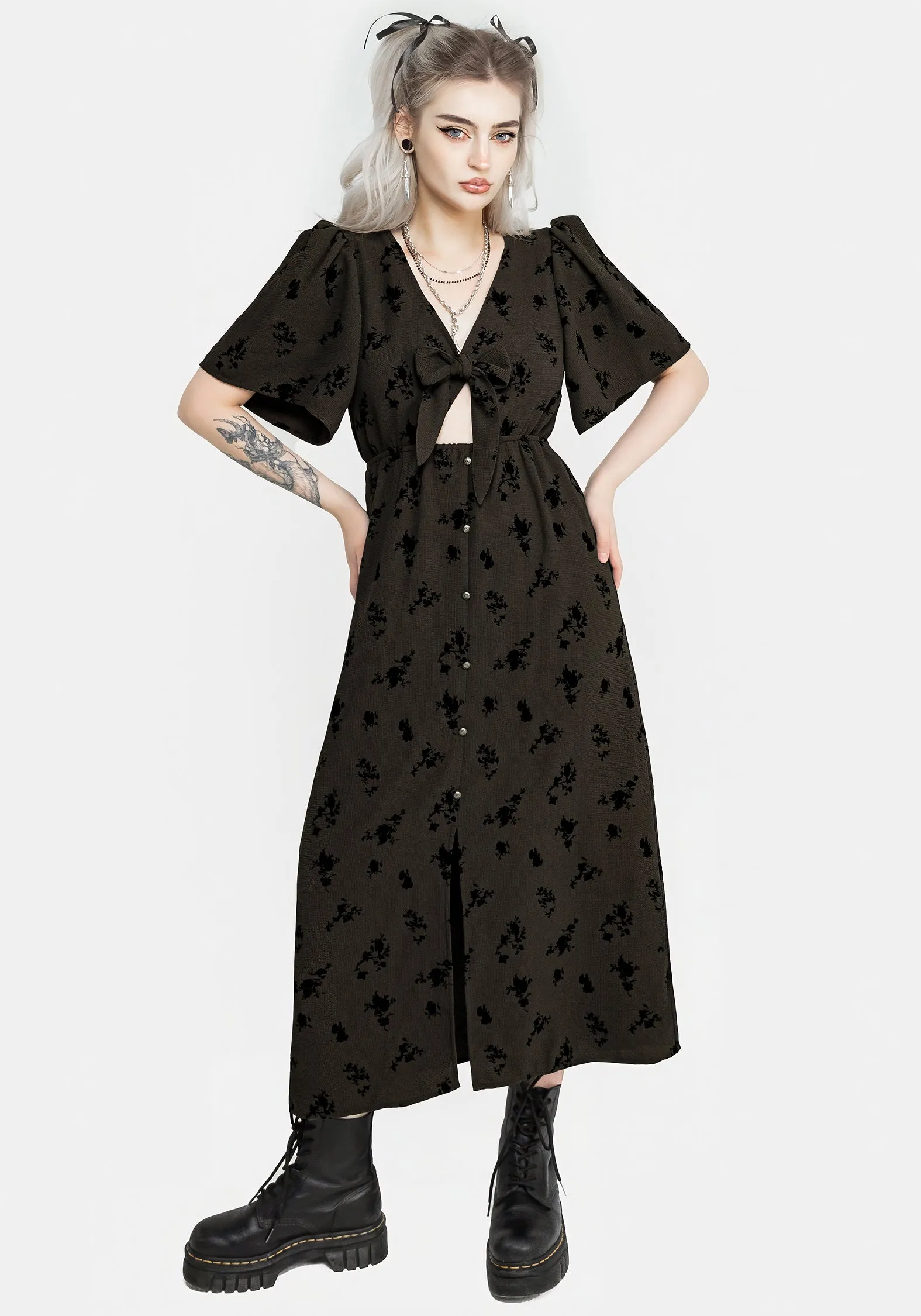 Dahlia Cut Out Midaxi Dress