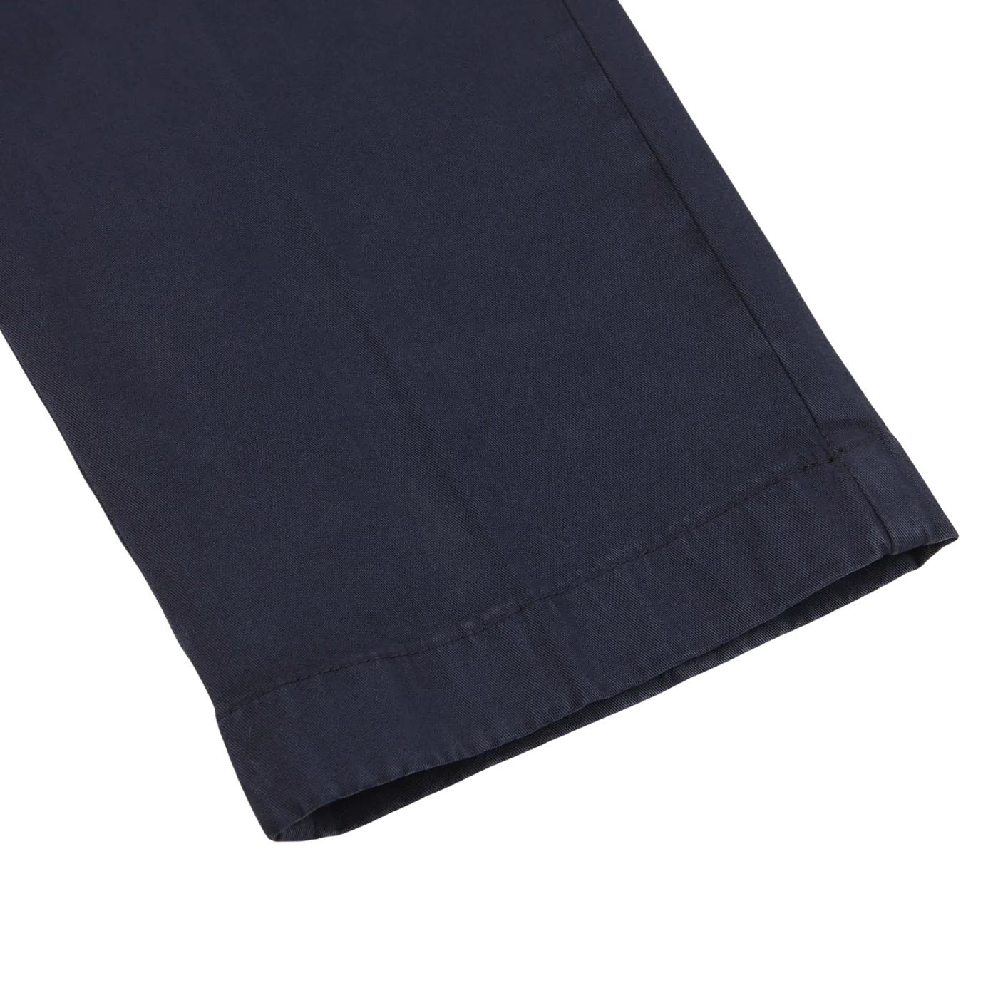 Dark Blue Cotton Stretch Chinos