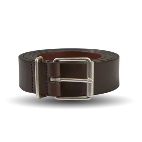 Dark Brown Calf Leather 30mm Belt