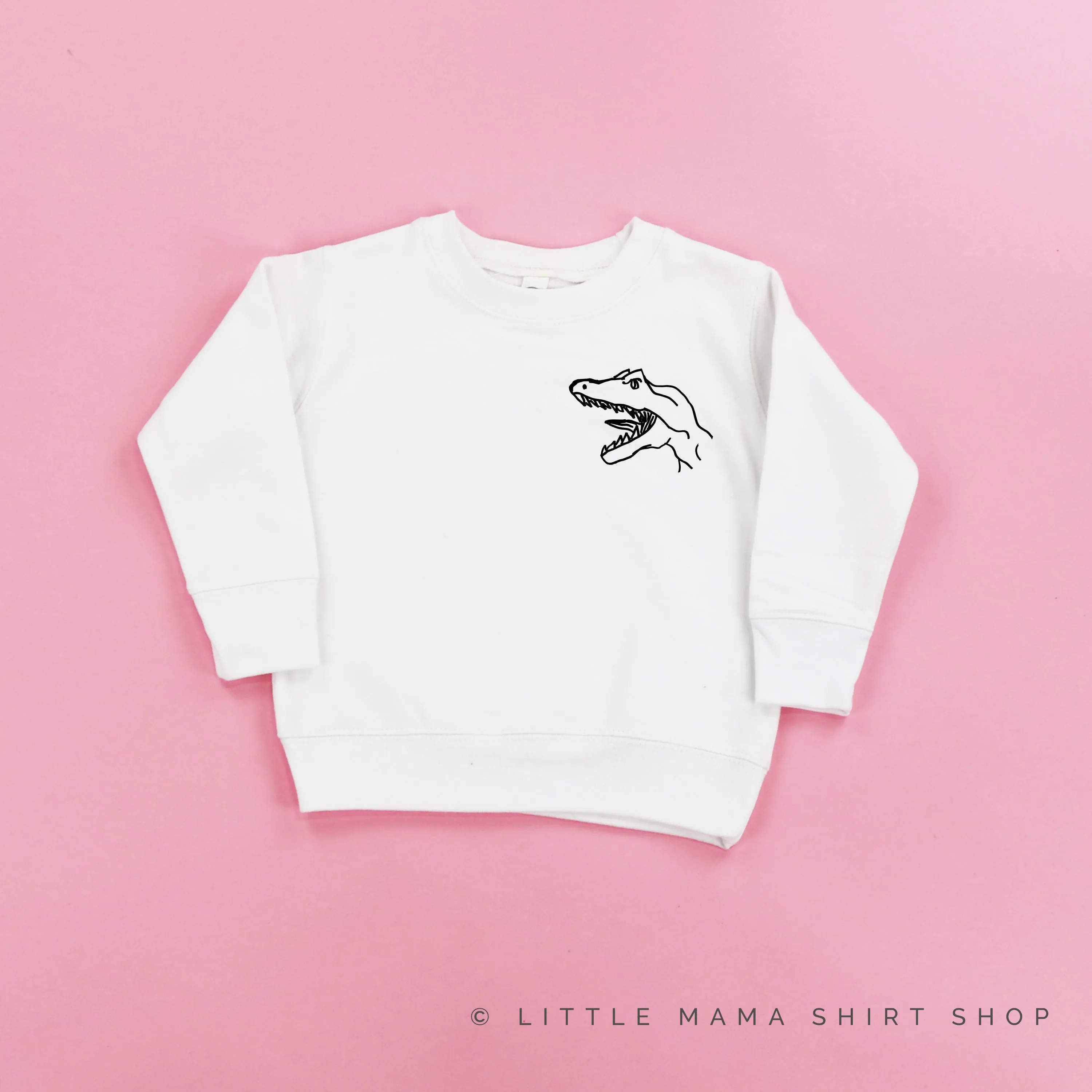 Dinosaur Head - Pocket Design - Child Sweater