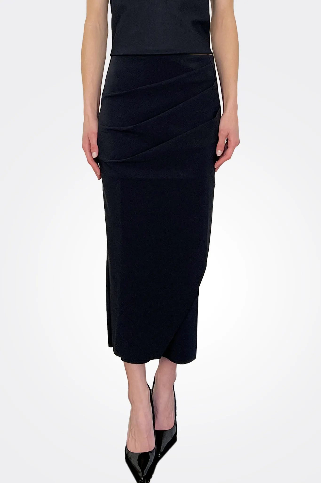 Divio Midi Skirt - Black