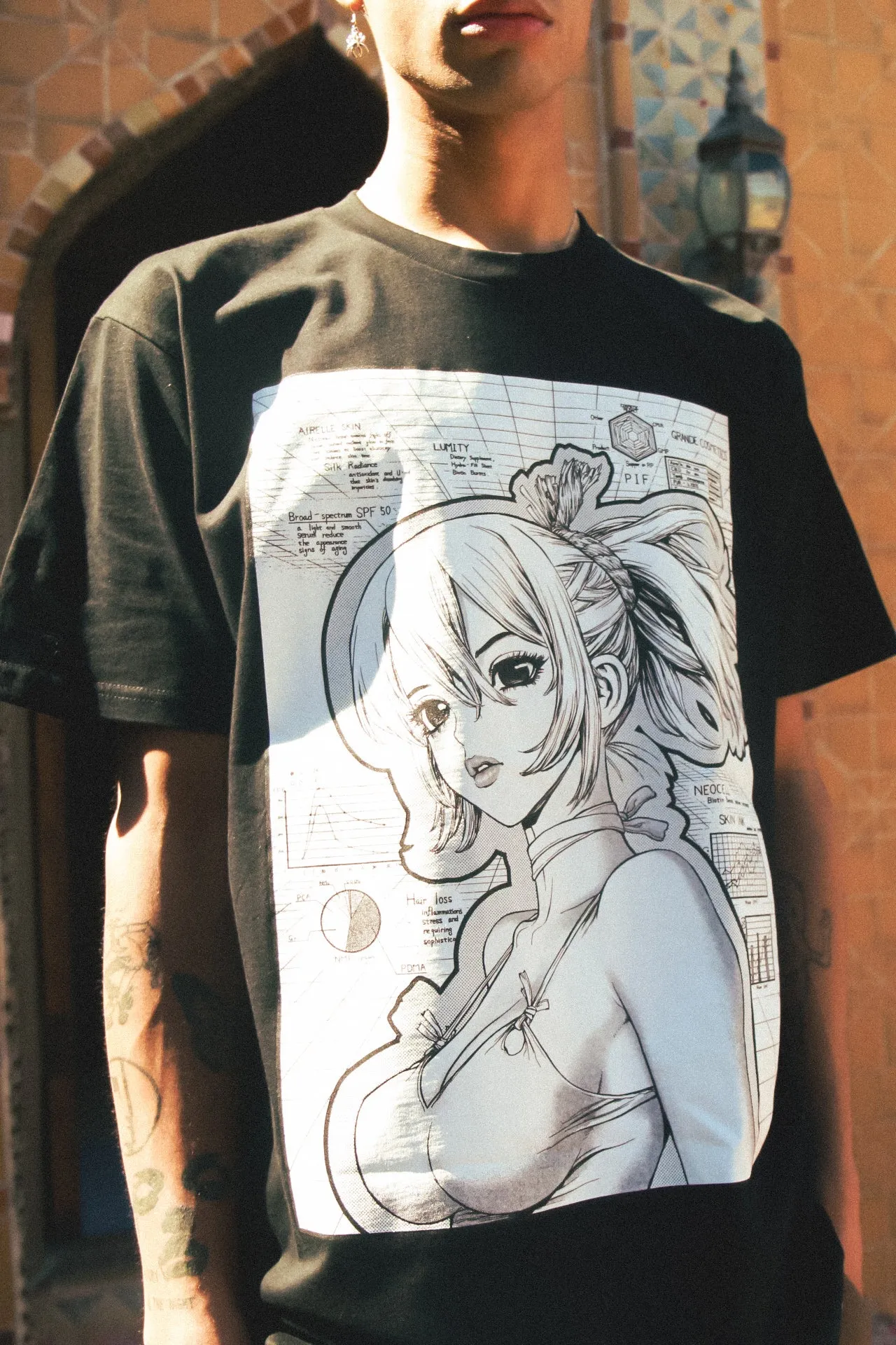 Dr. STONE Kohaku Beauty Science Tee - Black