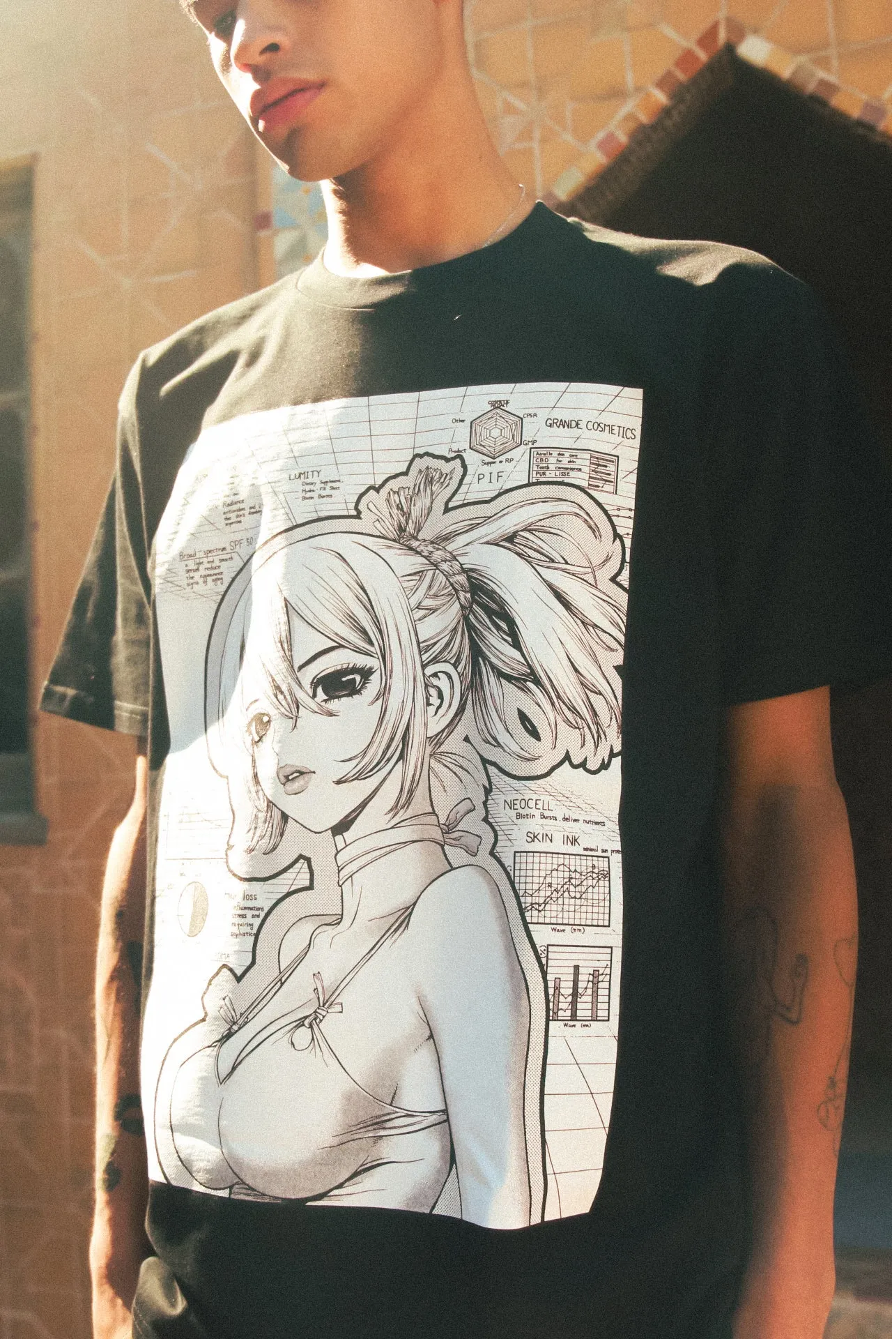 Dr. STONE Kohaku Beauty Science Tee - Black