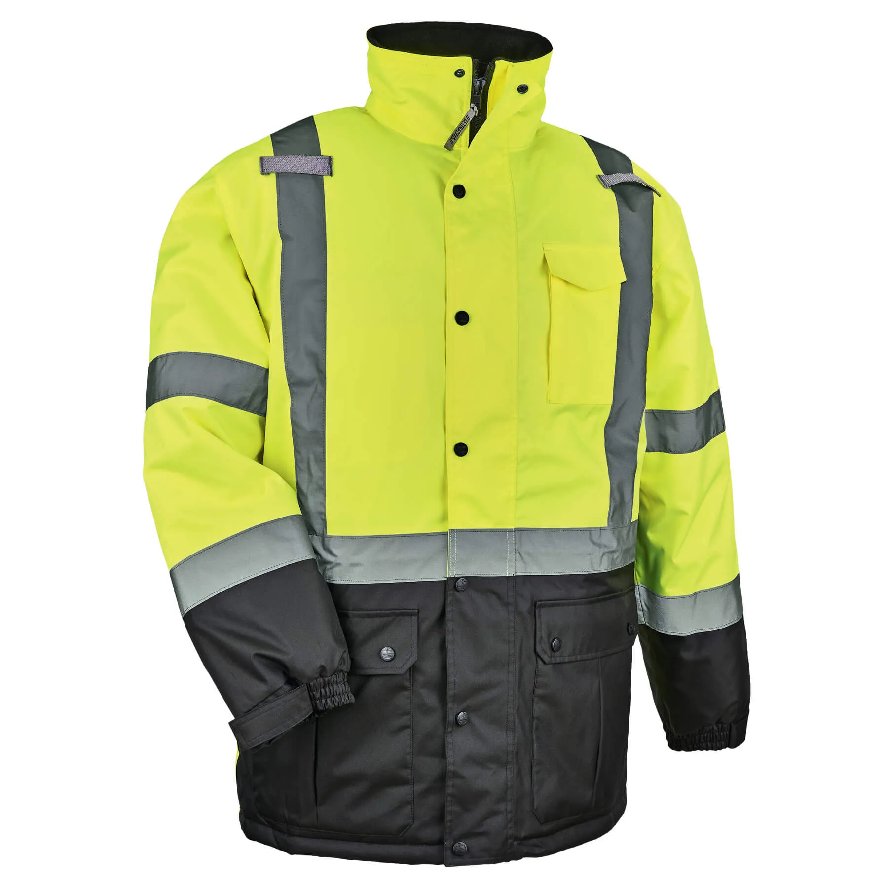 Ergodyne 25569 GloWear 8384 Type R Class 3 Thermal Parka, 5XL, HV Lime