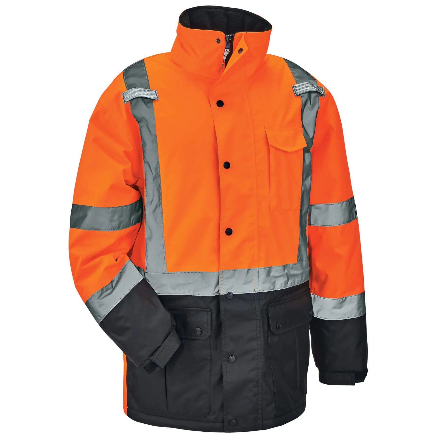 Ergodyne 25576 GloWear 8384 Type R Class 3 Thermal Parka, 2XL, HV Orange