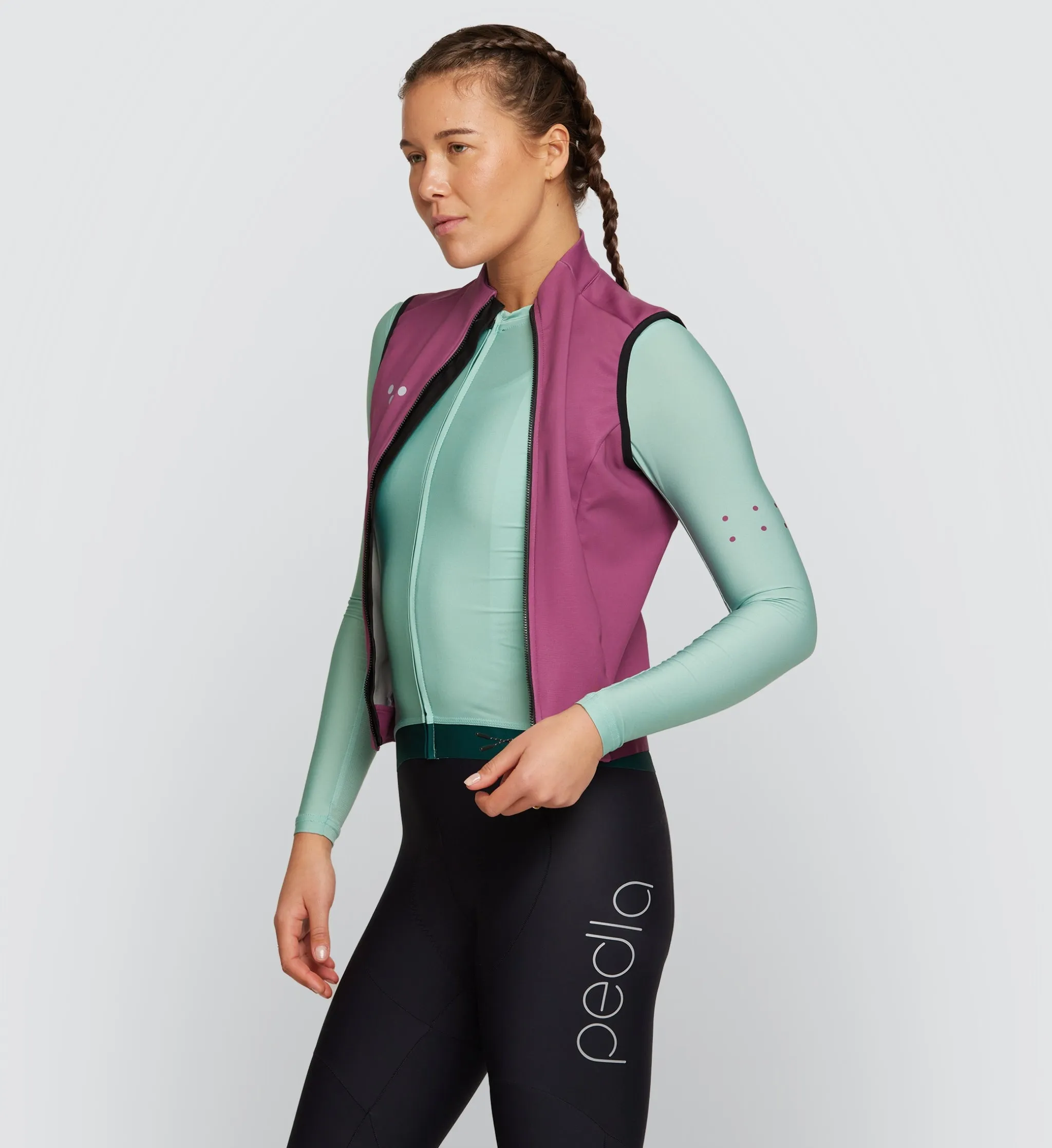 Essentials / Women's Thermal Gilet - Mulberry