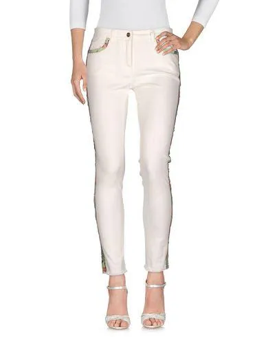 Etro Women Denim trousers Ivory 28 jeans