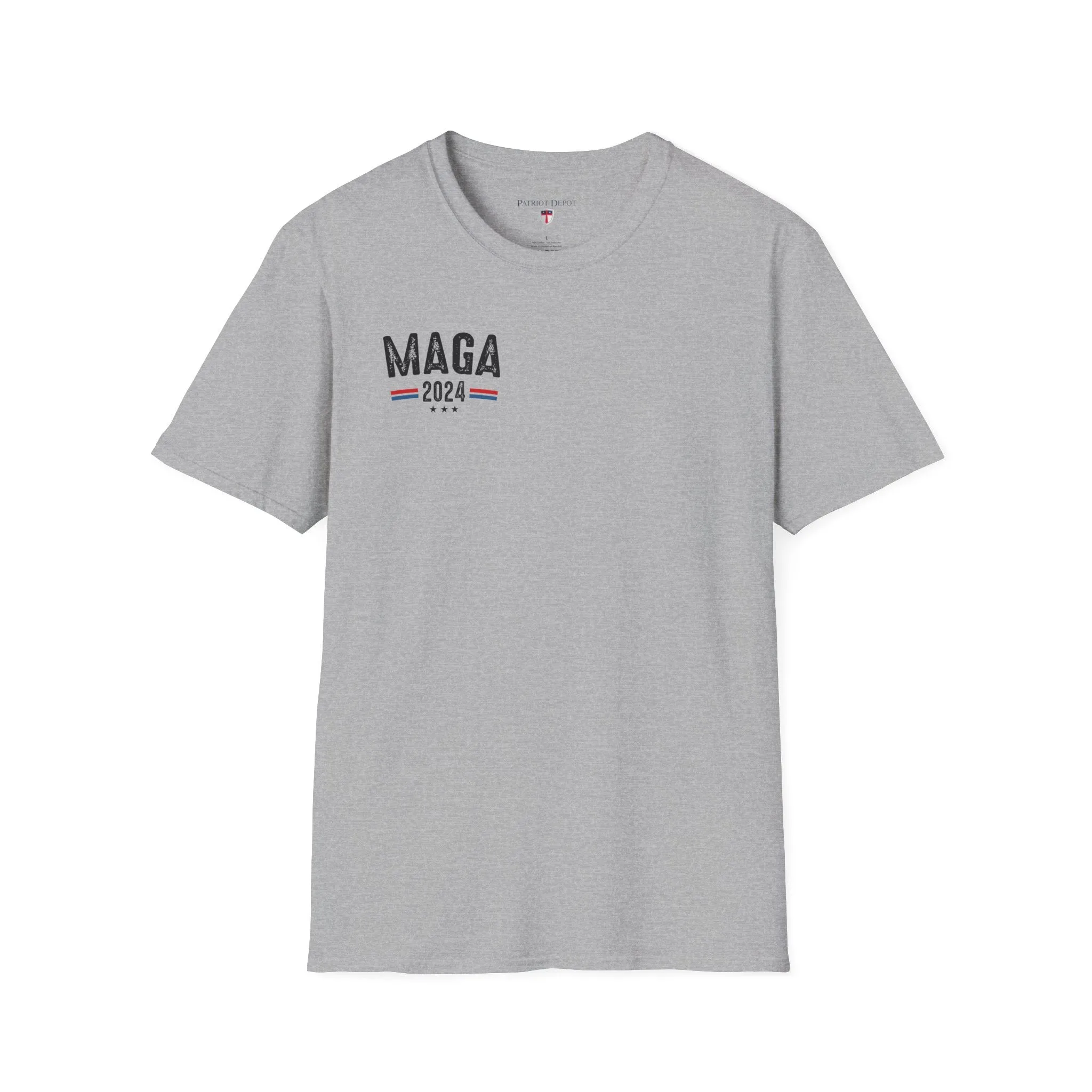 Exclusive MAGA 2024 I'm Voting for the Convicted Felon T-Shirt (Front & Back Design)