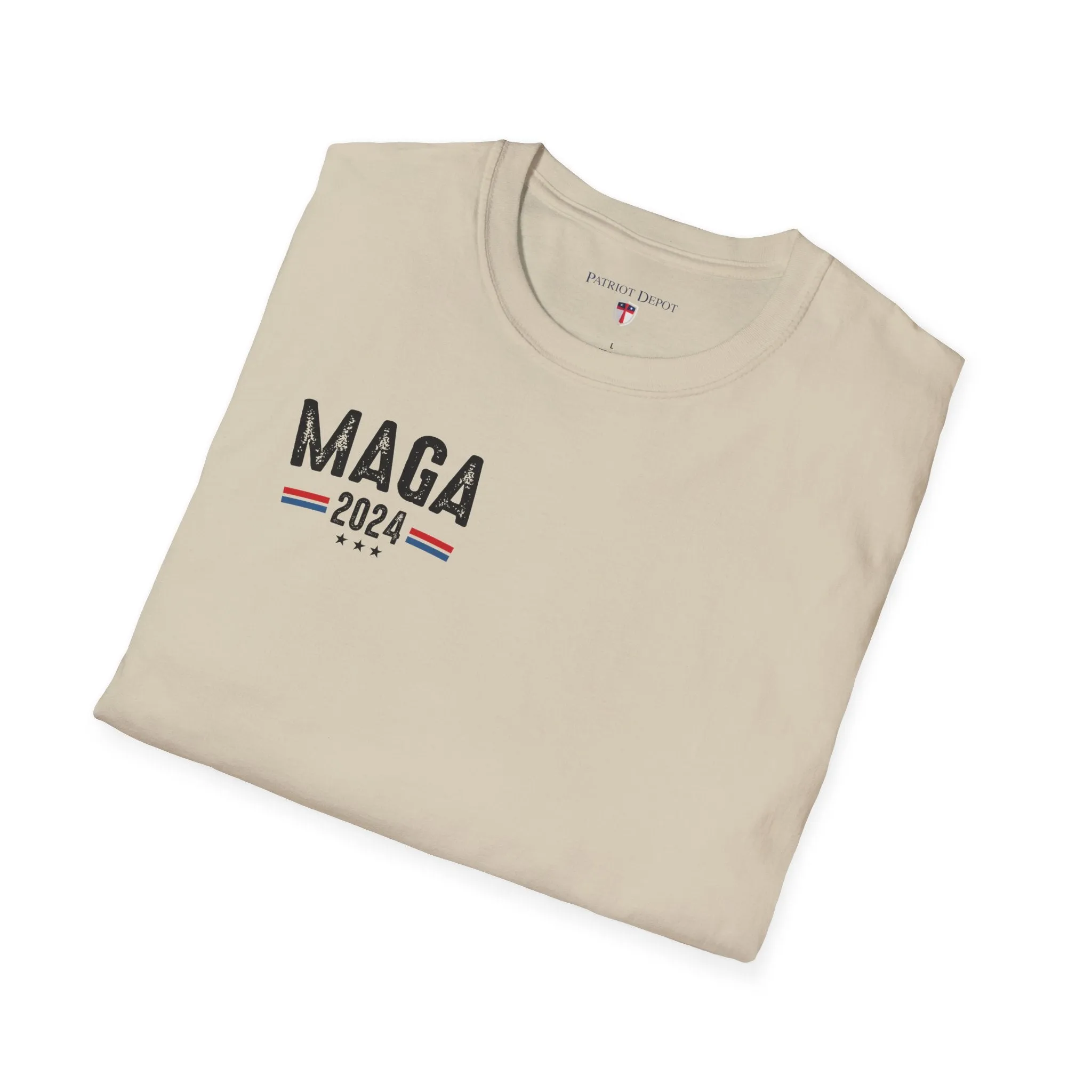 Exclusive MAGA 2024 I'm Voting for the Convicted Felon T-Shirt (Front & Back Design)