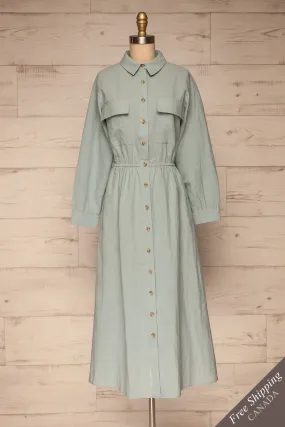 Fargermoen | Blue Shirt Dress