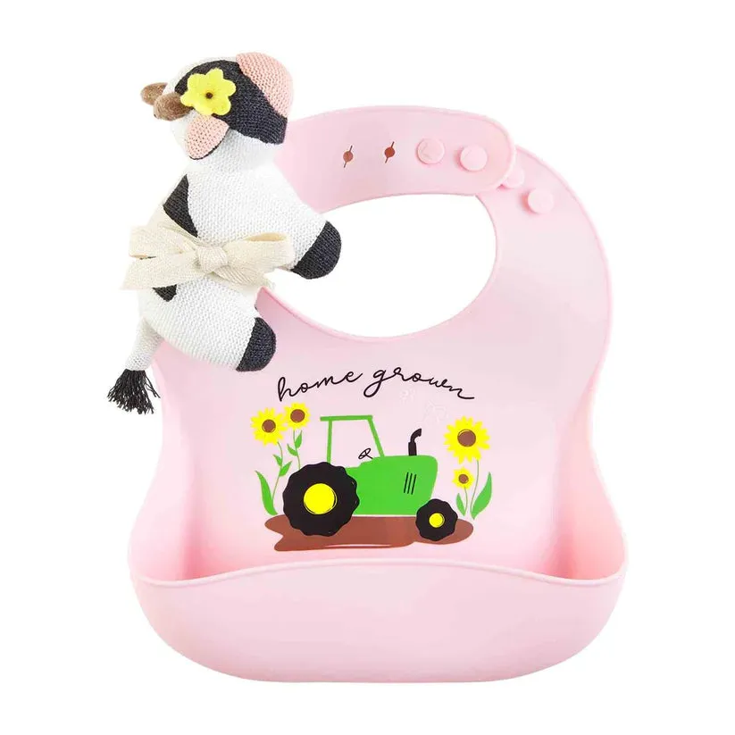 Farm Bib and Rattle Sets