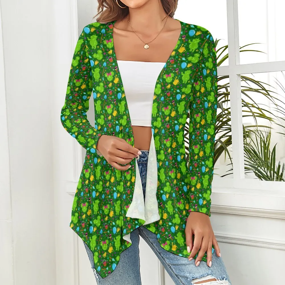 Flower And Garden Women's Short Cardigan