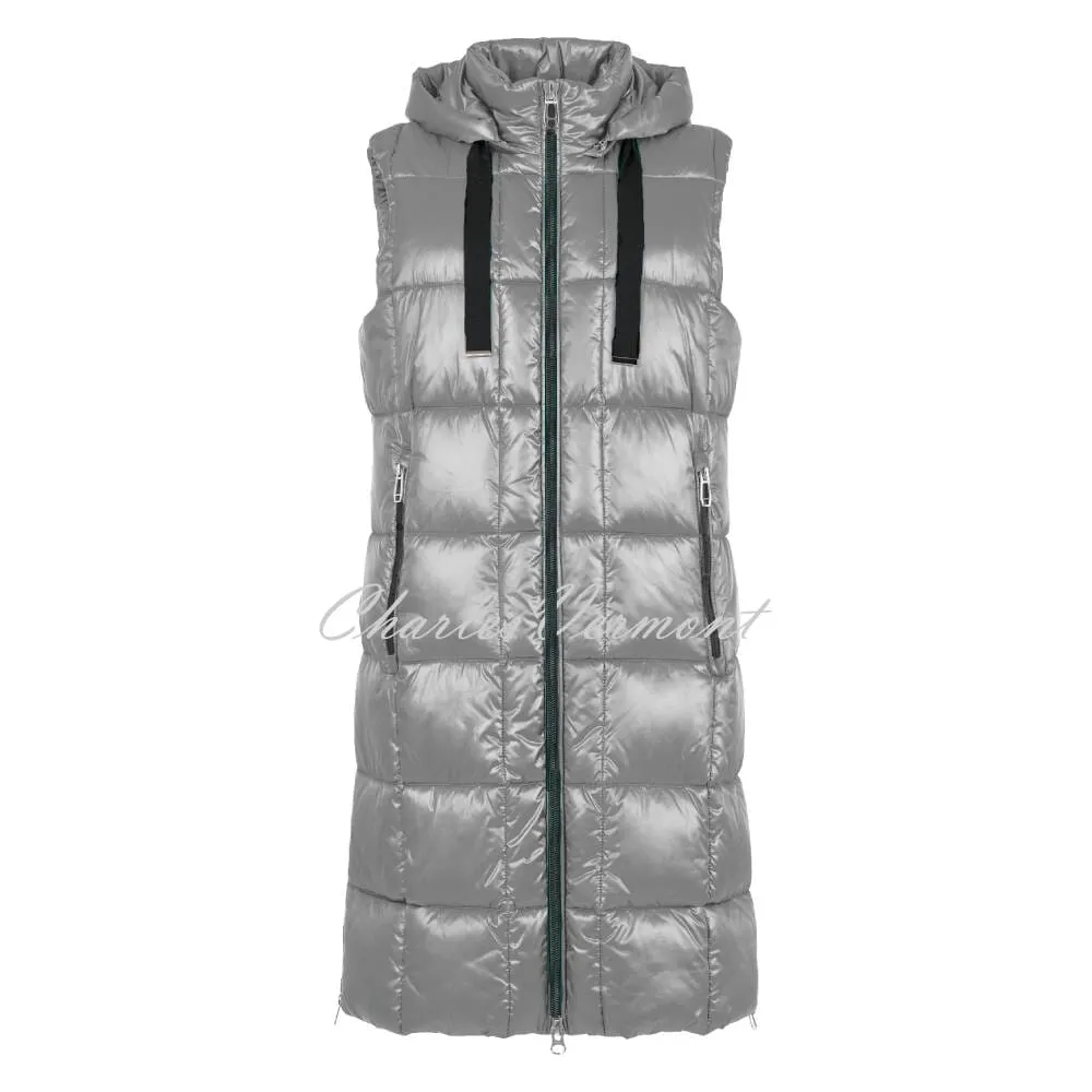 Frandsen Longline Padded Gilet - Style 768-580-96 (Silver Grey)