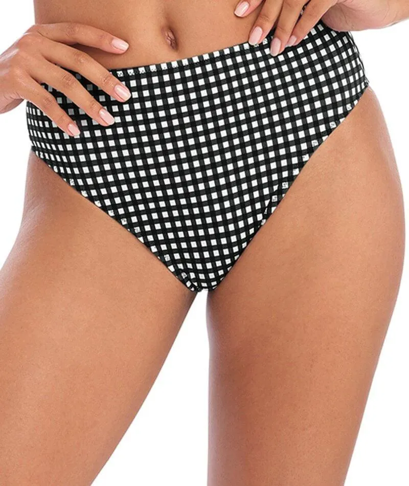 Freya Swim Check In High Waist Bikini Brief - Monochrome