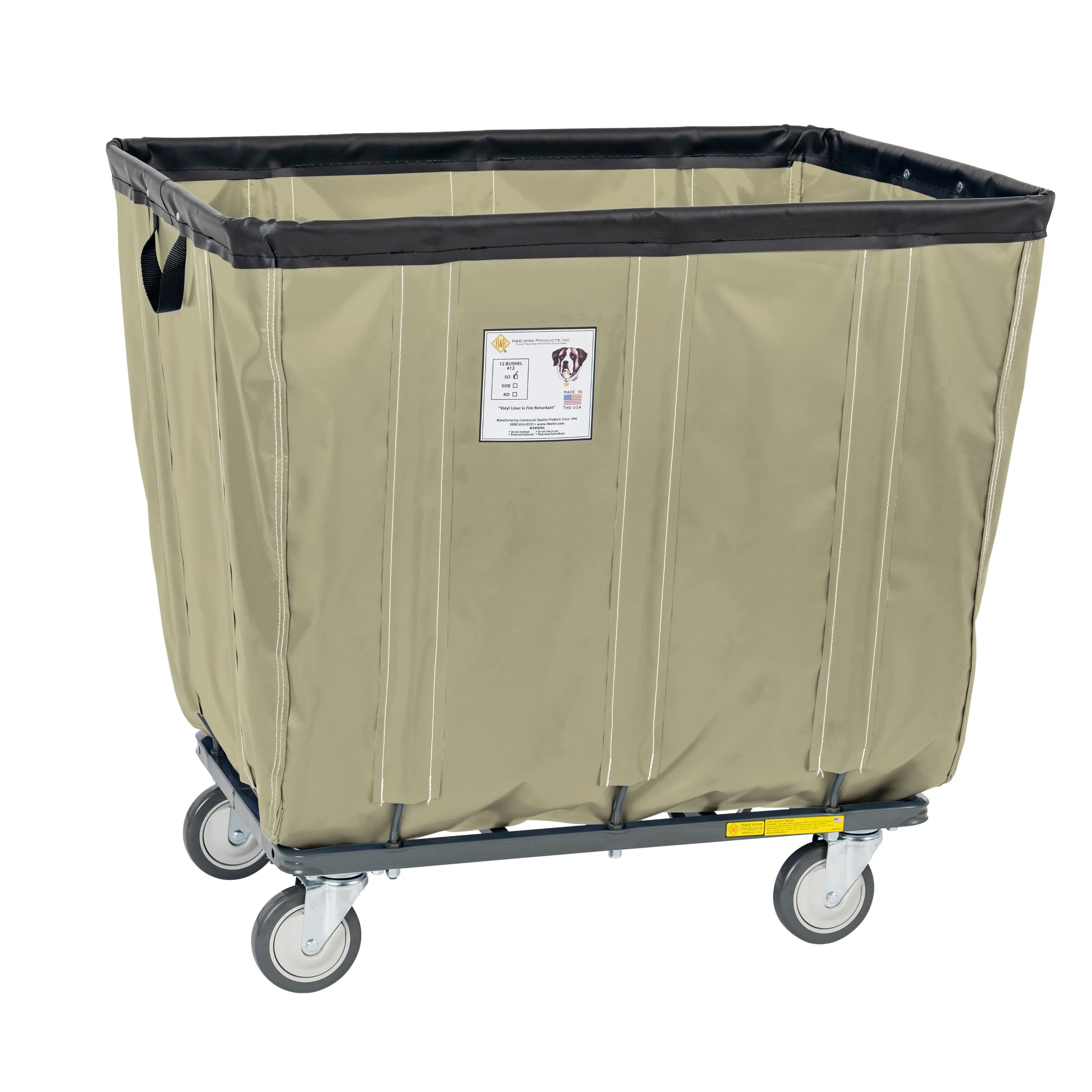 Fully Sewn Vinyl Basket Truck - 8 Bushel