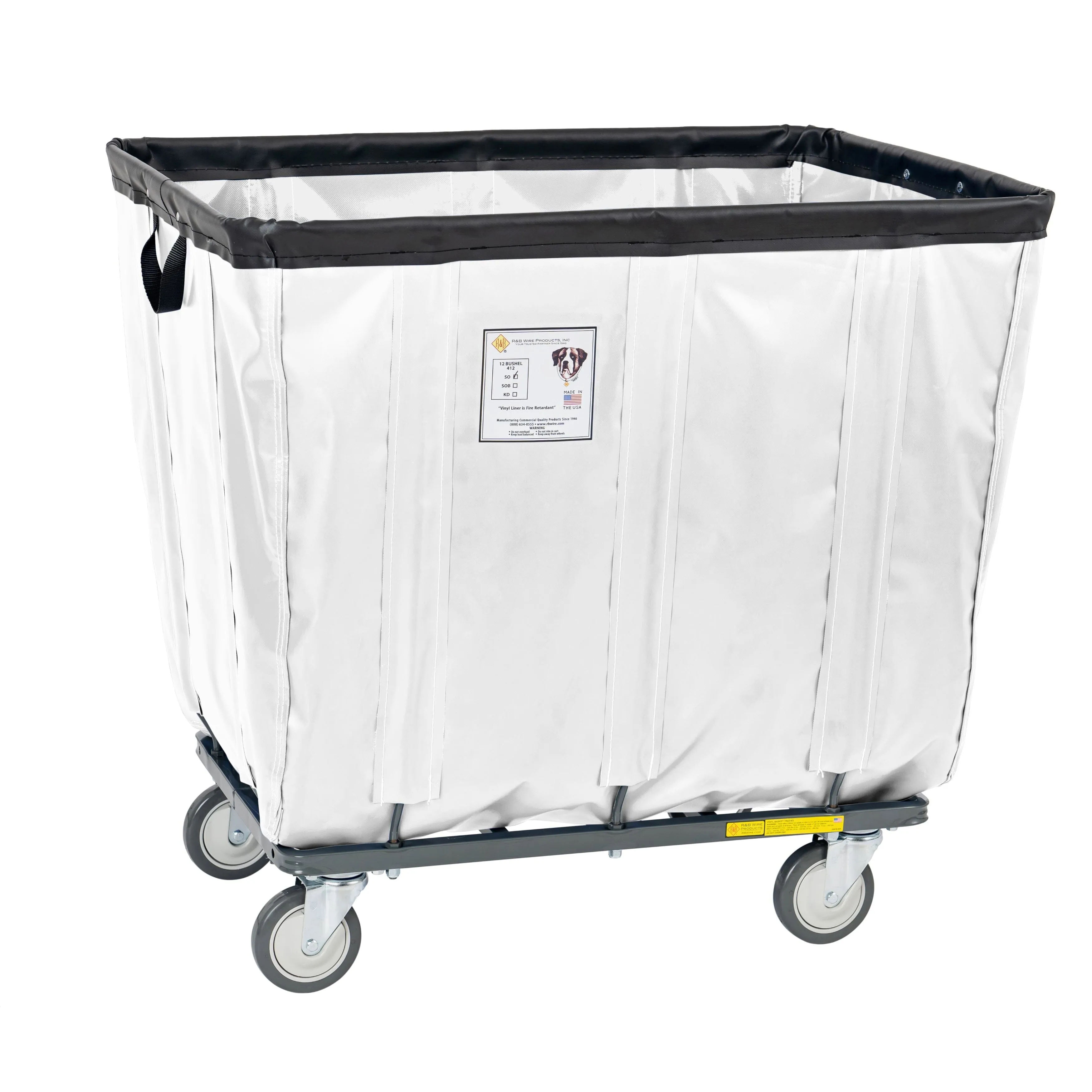 Fully Sewn Vinyl Basket Truck - 8 Bushel