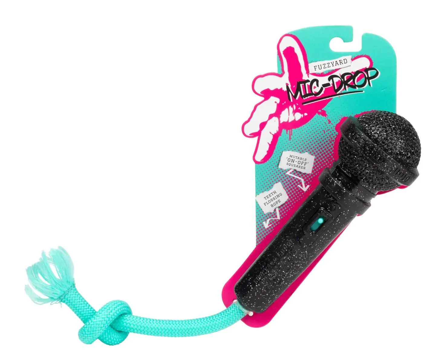 FuzzYard Mic Drop Dog Toy