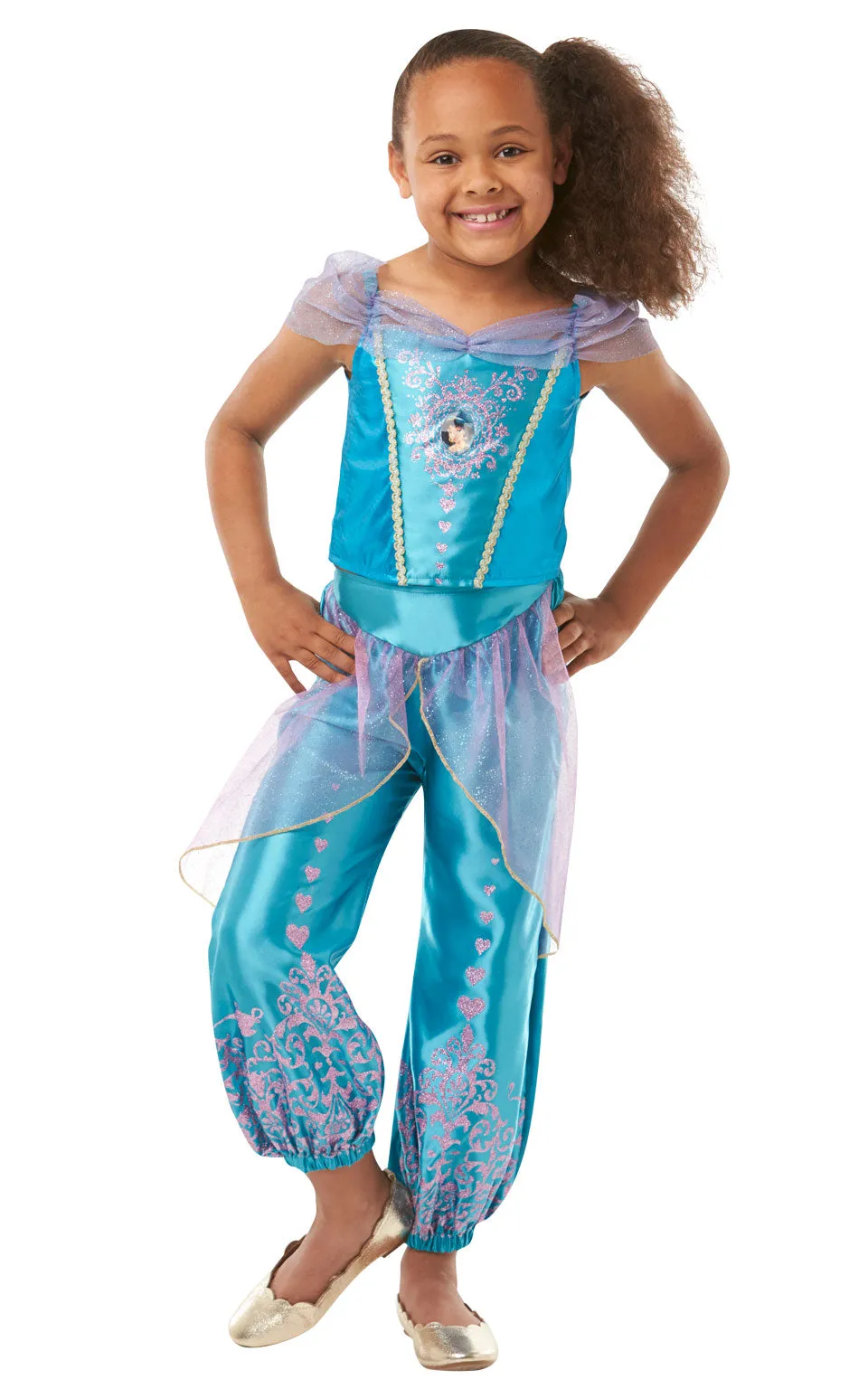 Gem Princess Jasmine Girls Costume