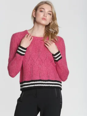 Girlfriend Ski Sweater - Rose