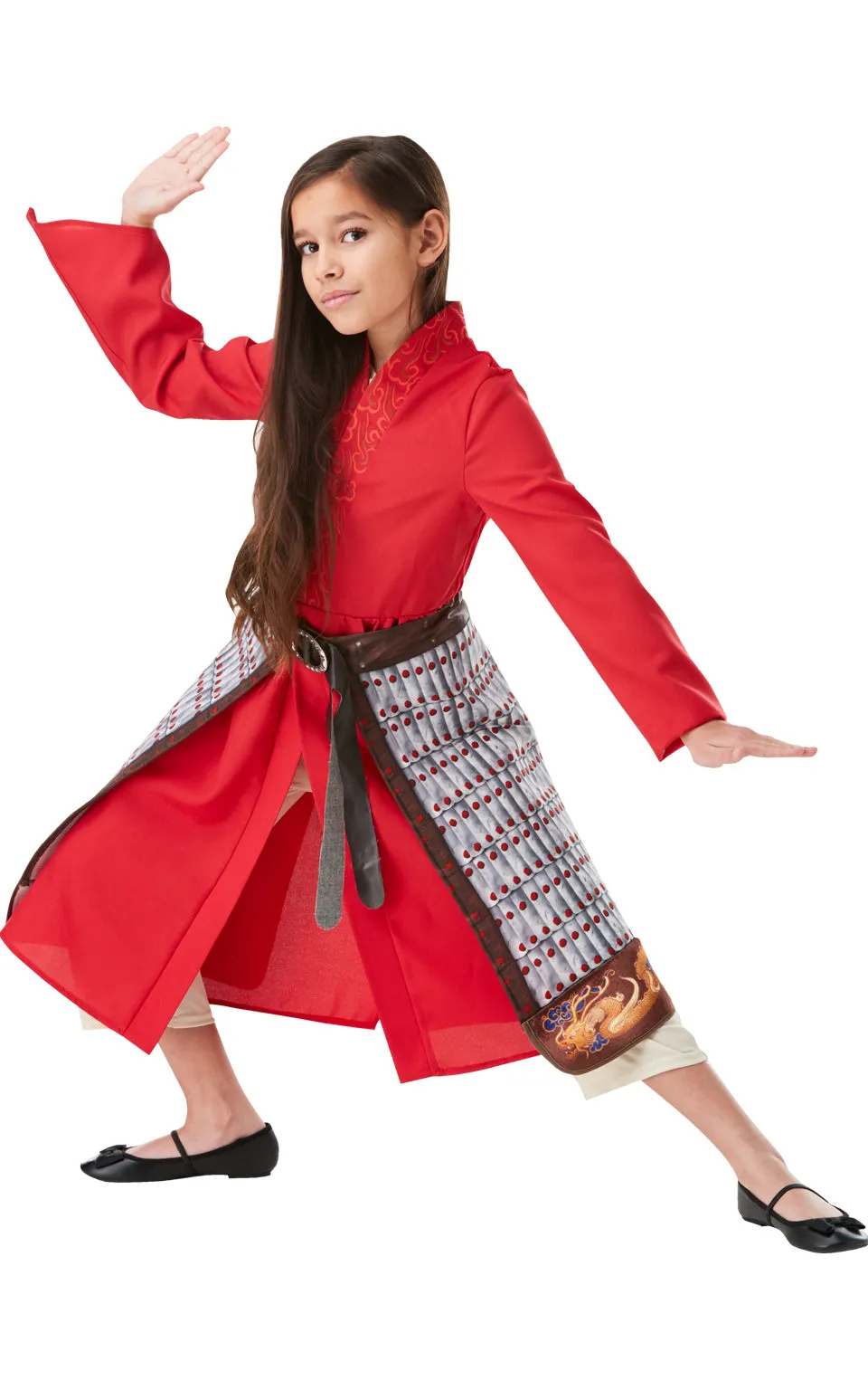 Girls Live Action Mulan Disney Oriental Princess Fancy Dress Costume