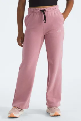 Girls Pants North Face Camp Wide Leg Sweatpants Mauve