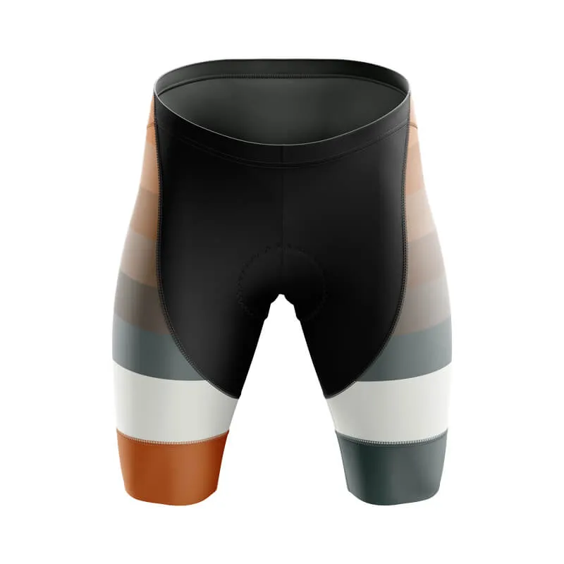 Gradient Frequency Shorts & Pants (White-Orange-Grey)