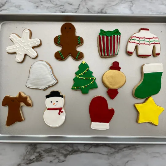 Handstand Kitchen | Winter Wonderland 12 Piece Cookie Cutters (open box)