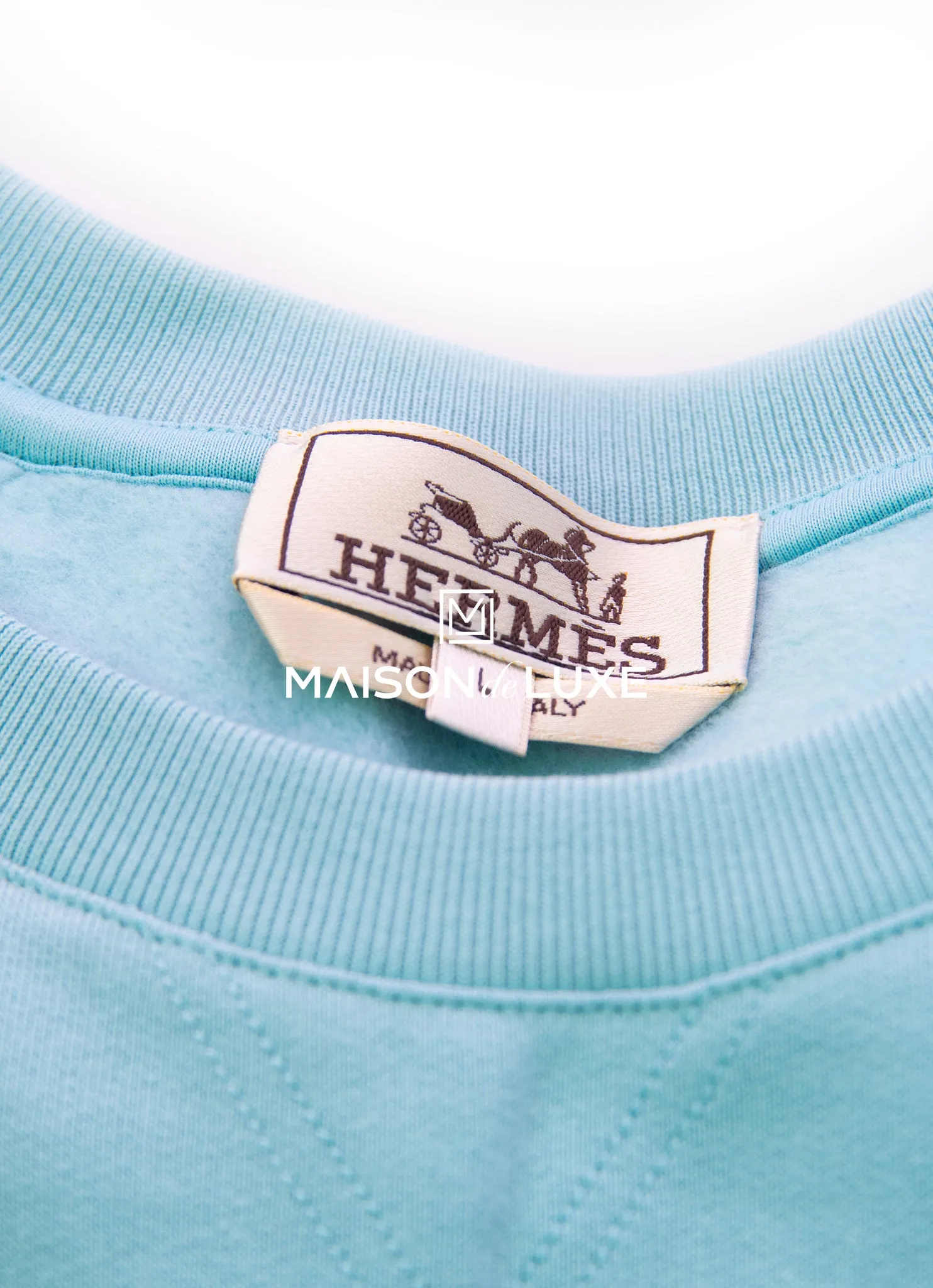 Hermes Ganses colorees Crewneck Sweater L