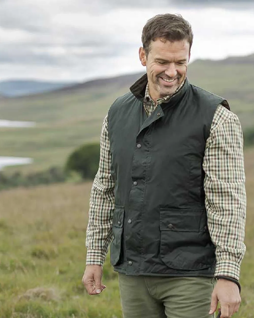 Hoggs of Fife Waxed Waistcoat