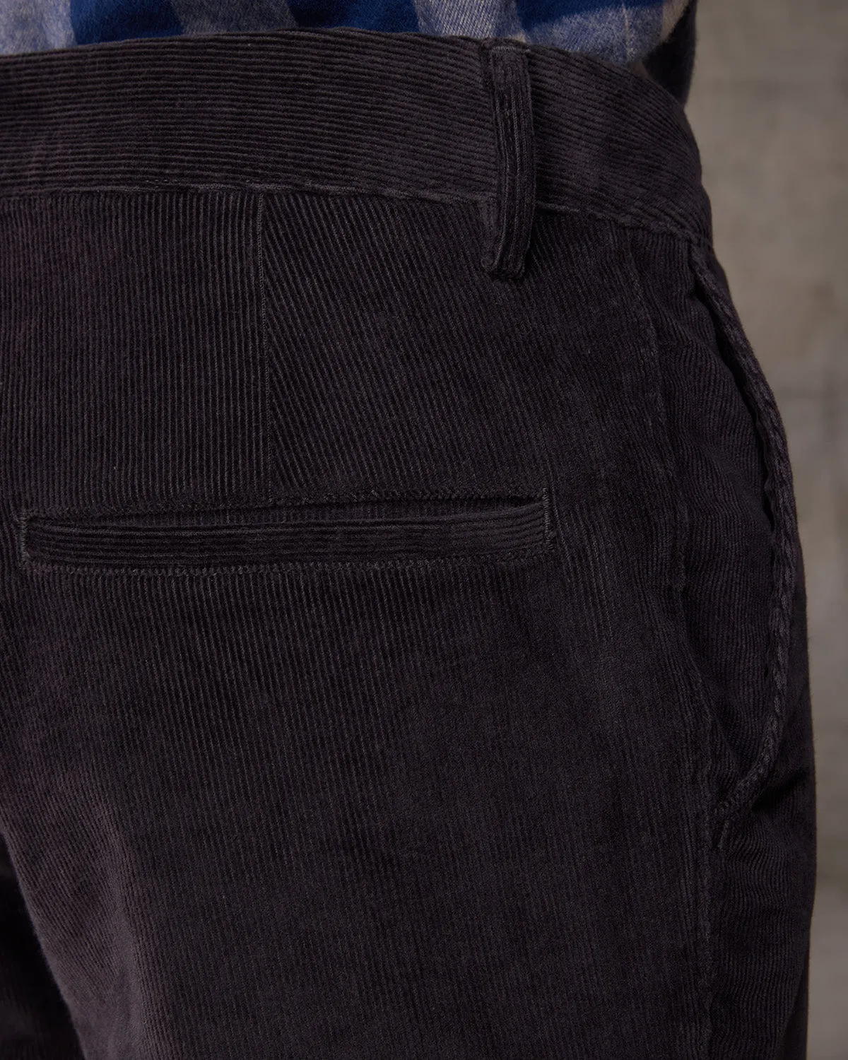 Imperial Corduroy Stretch Chinos - Dark Grey