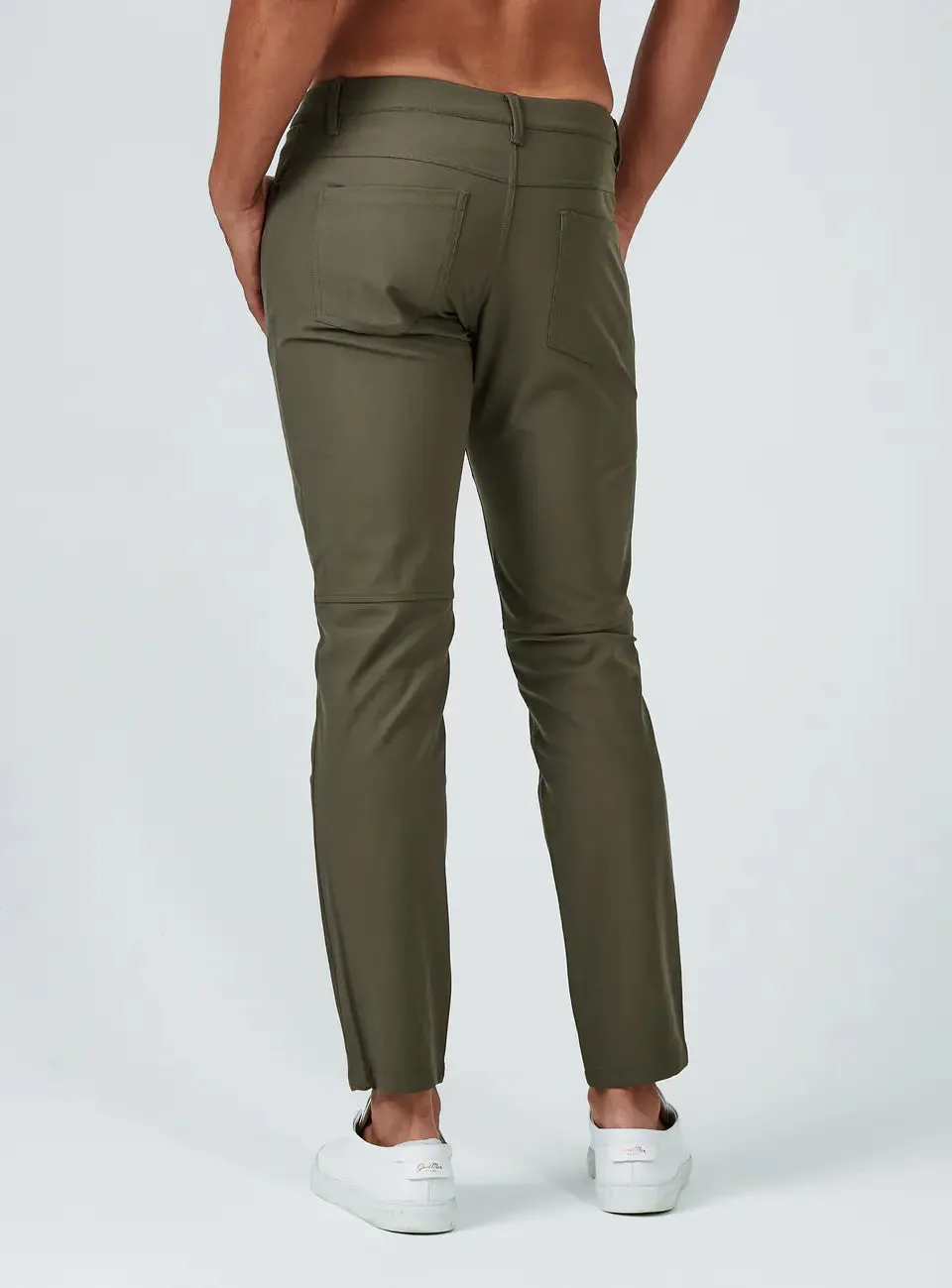 Infinity 7-Pocket Pant-Olive - 7 Diamonds