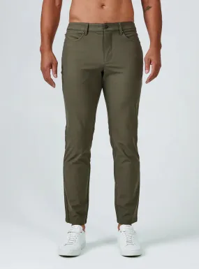 Infinity 7-Pocket Pant-Olive - 7 Diamonds