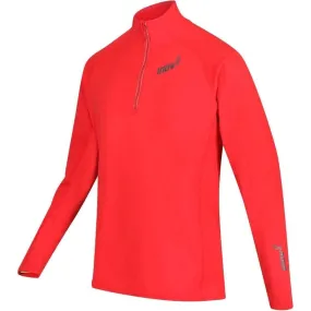 Inov8 Technical Half Zip Long Sleeve Mens Running Top - Red