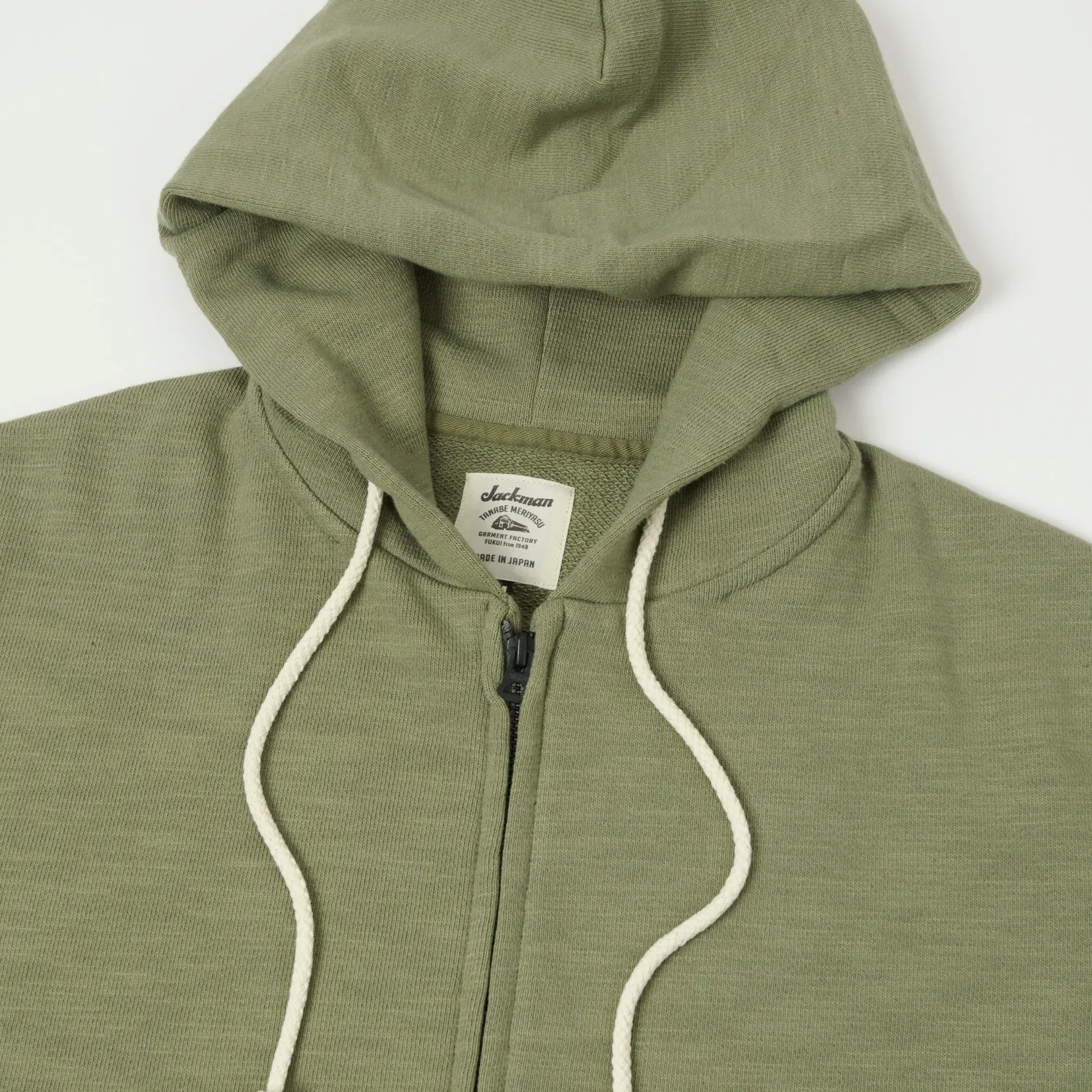 Jackman GG Sweat Zip Parka - Olive