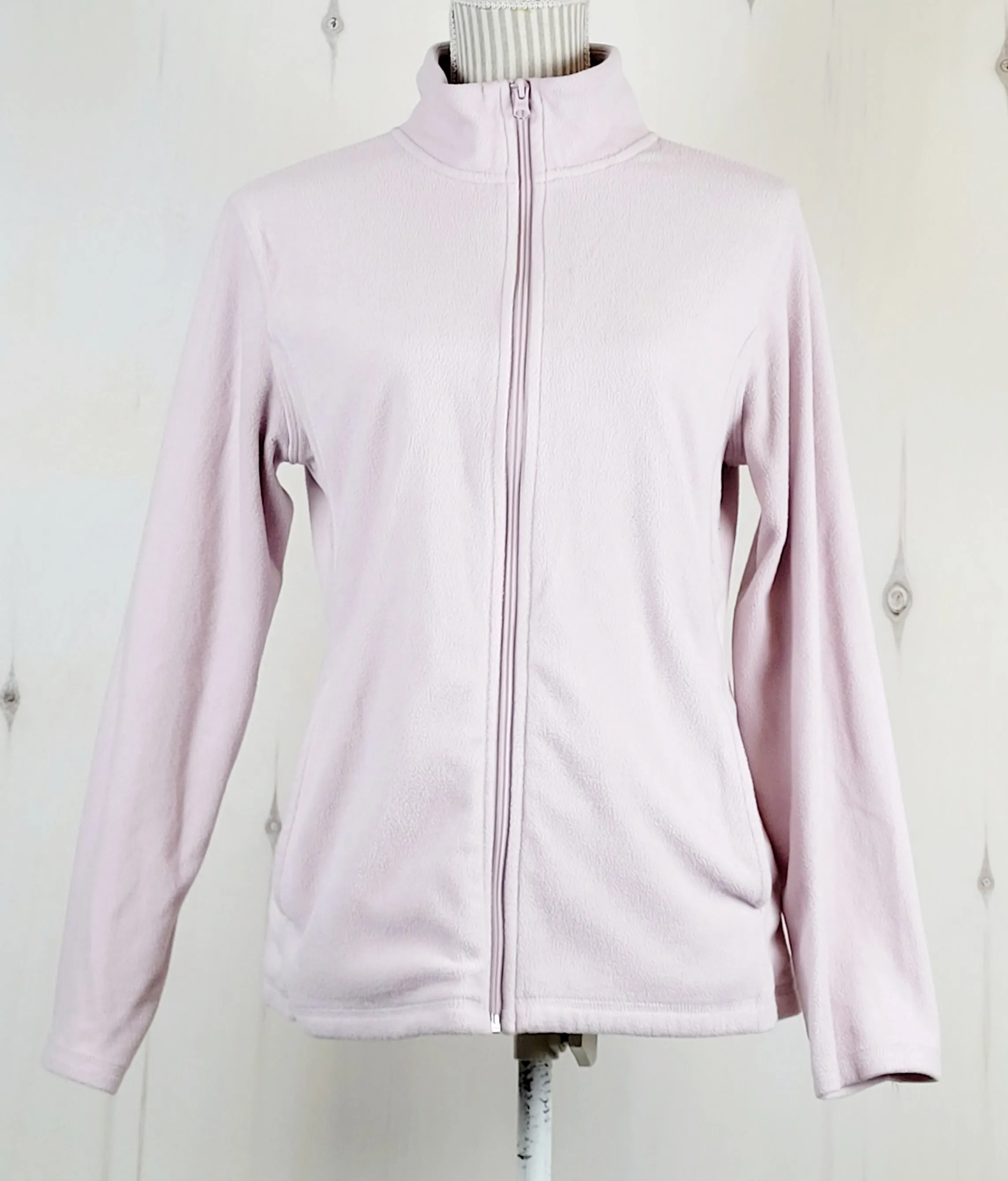 JOE FRESH ACTIVE PINK FLEECE ZIP SWEATER LADIES MEDIUM PRE-LOVED