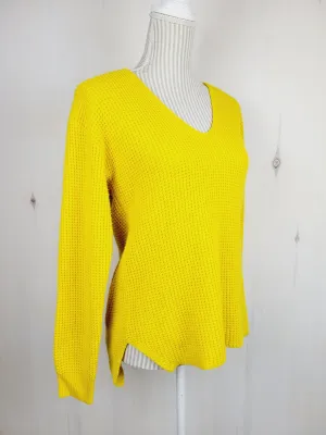 JOE FRESH YELLOW SWEATER LADIES MEDIUM PRE-LOVED