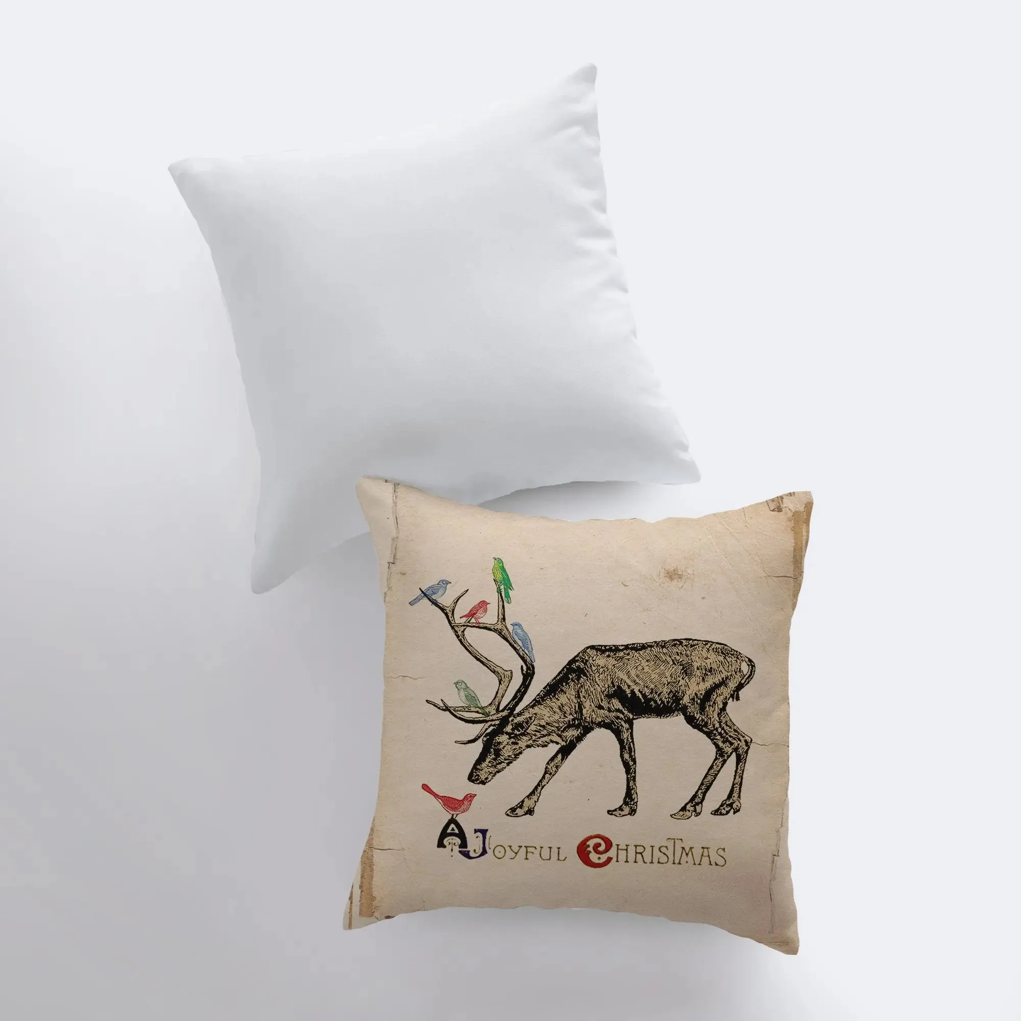 Joyful Christmas Reindeer | Throw Pillows | Christmas Pillow | Christmas Gift | Home Decor | Christmas Throw Pillows | Christmas Home Decor