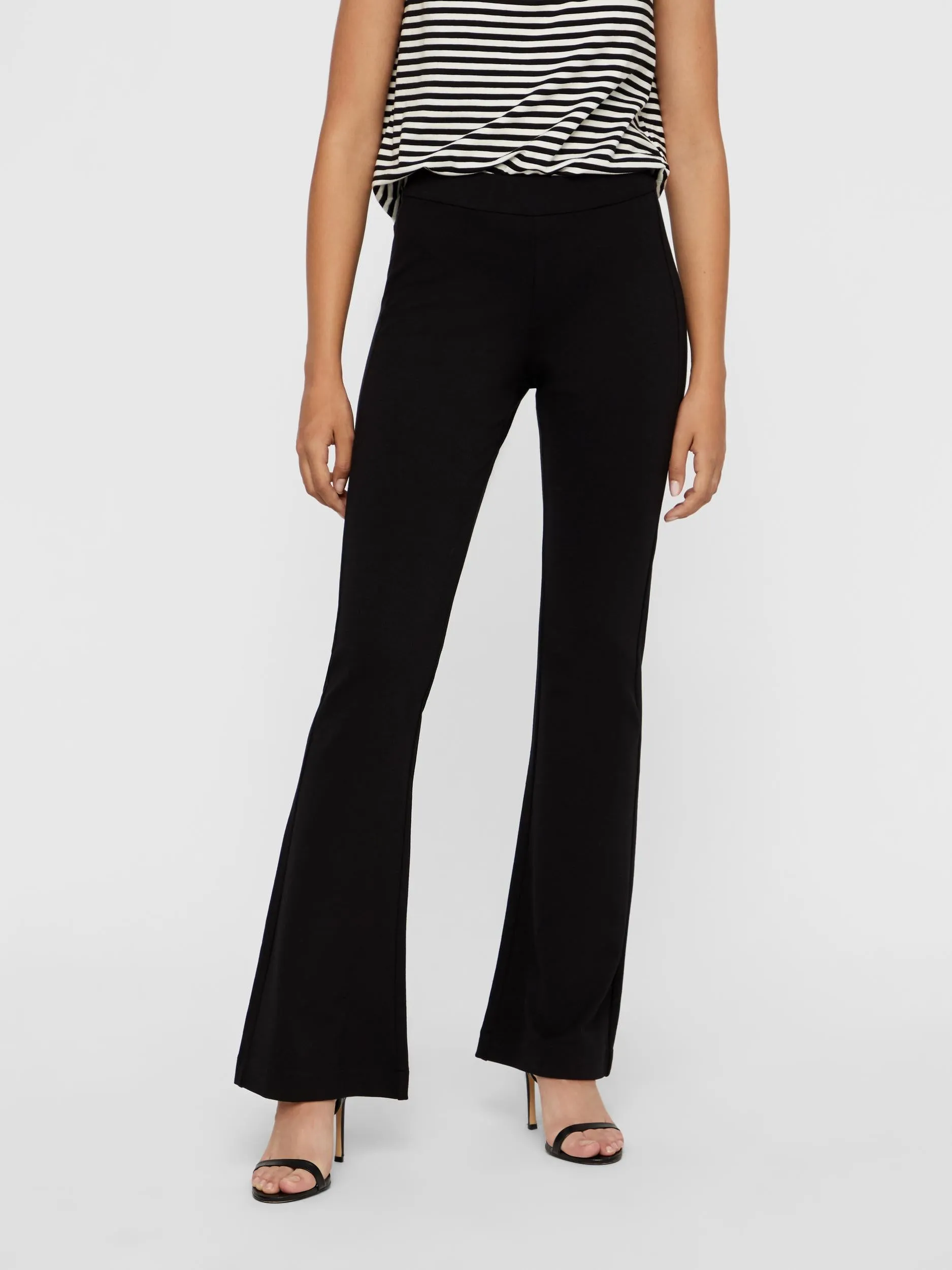 Kamma Mr Flared Jersey Pant - Black