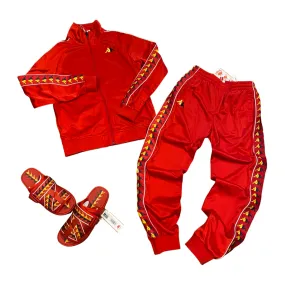 Kappa 222 BANDA CARAMBIE  TRACKSUIT Men’s - RED - YELLOW DK - BLUE DK - WHITE