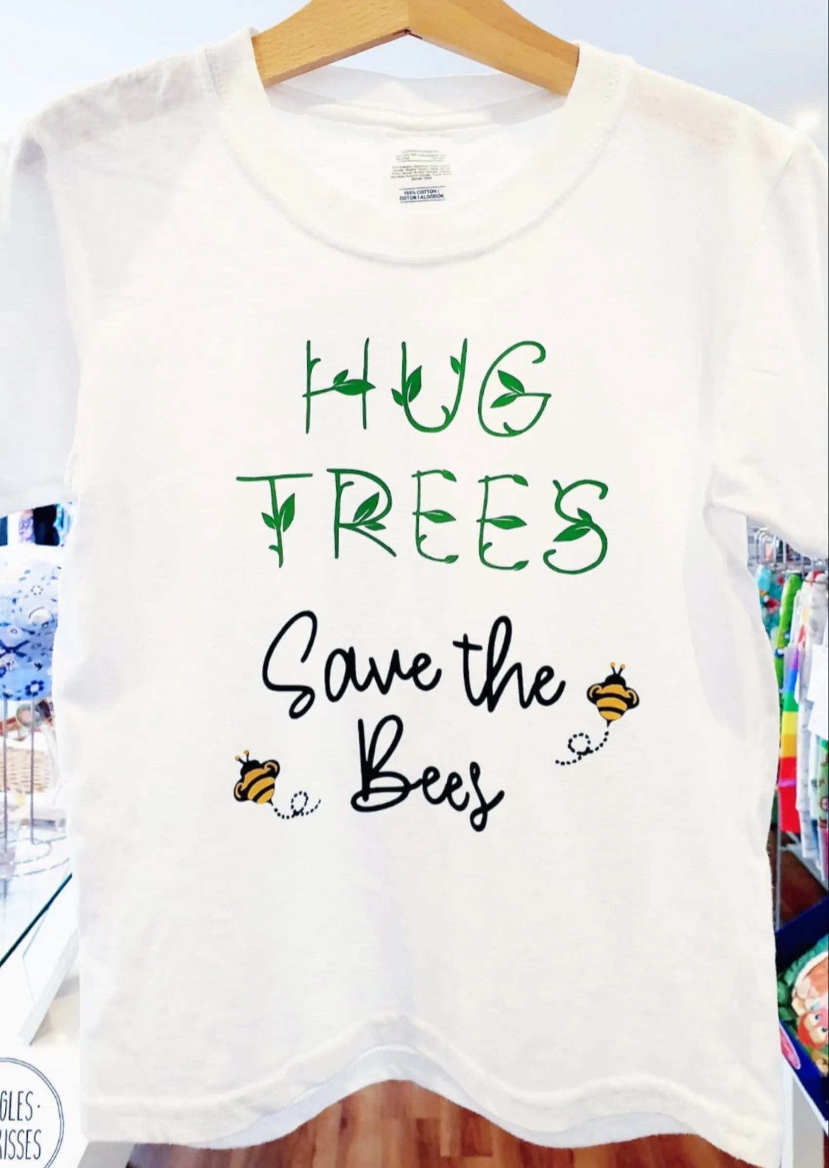 Kids 'Hug Trees Save the Bees' T-Shirt