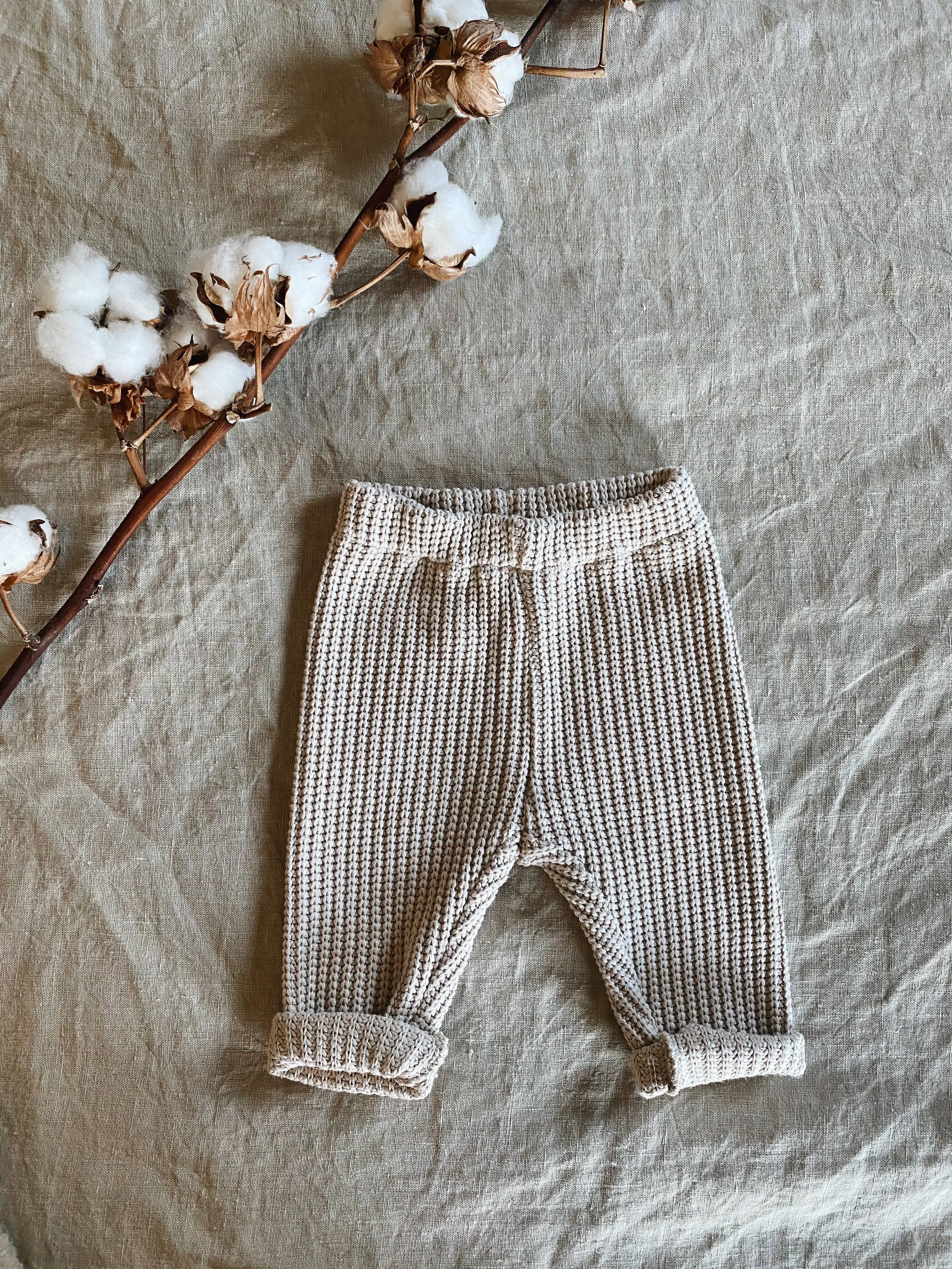 Knitted trousers