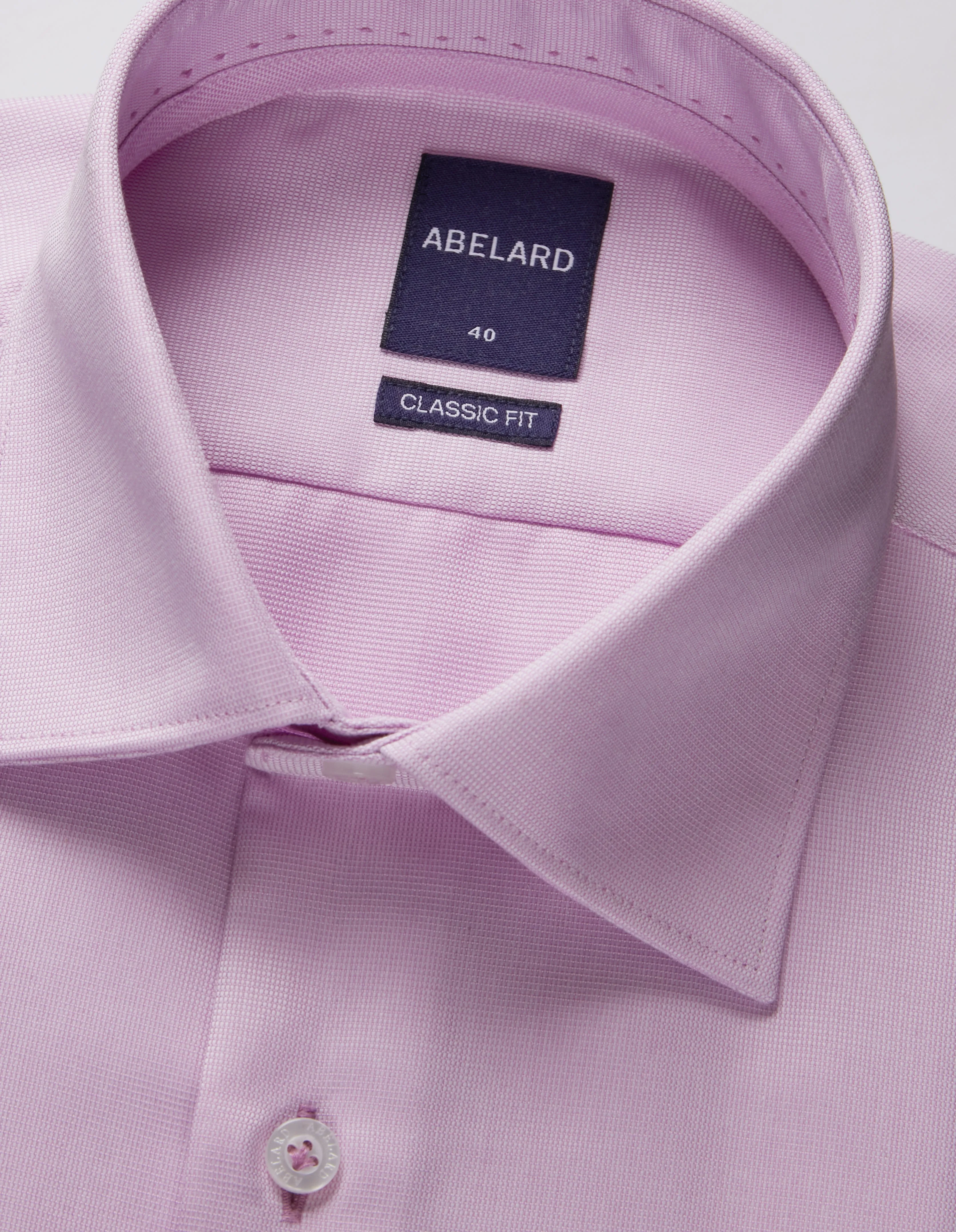 Long Sleeve Business Shirt - Pink