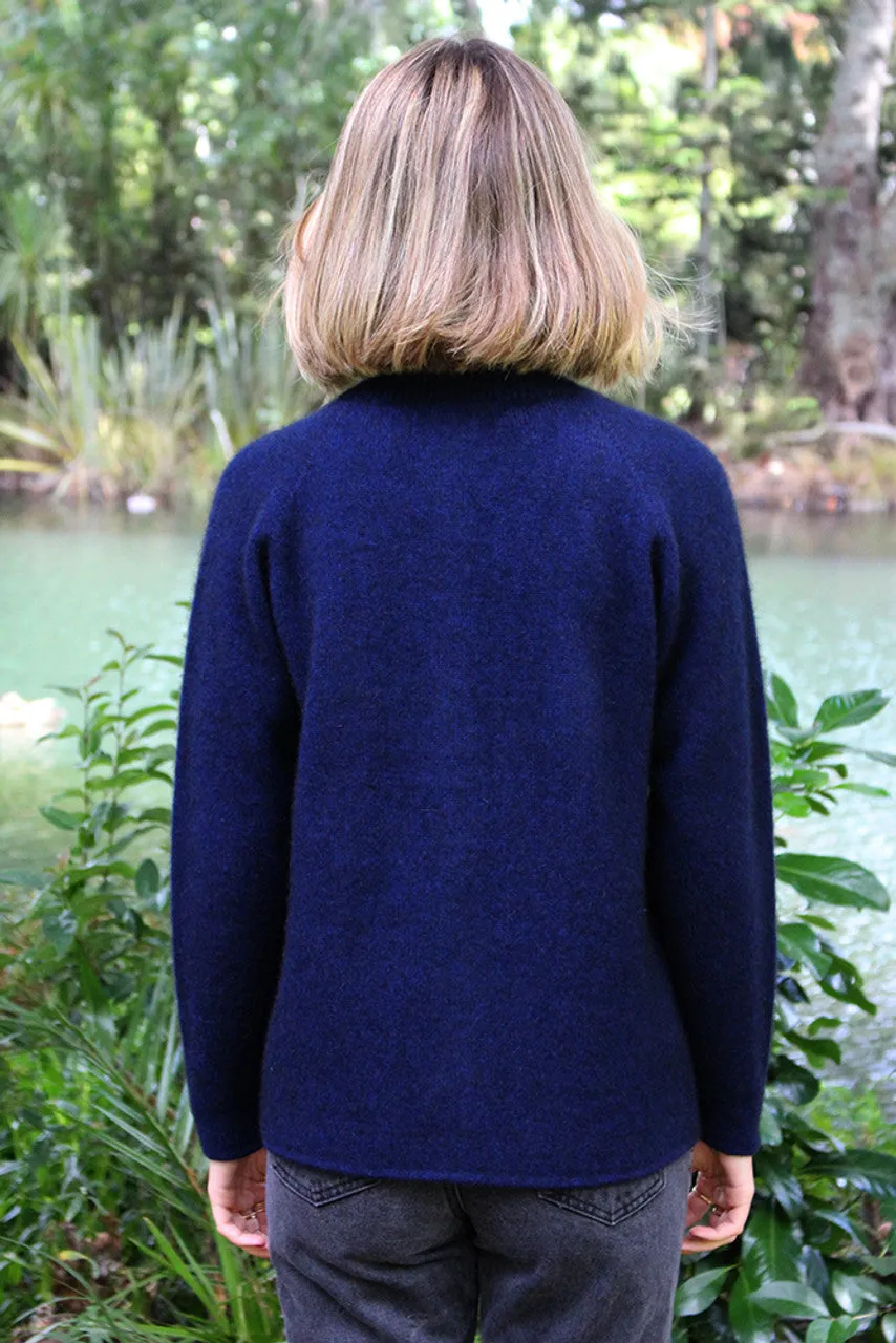 Lothlorian Plain Button Cardigan - Possum Merino 9937