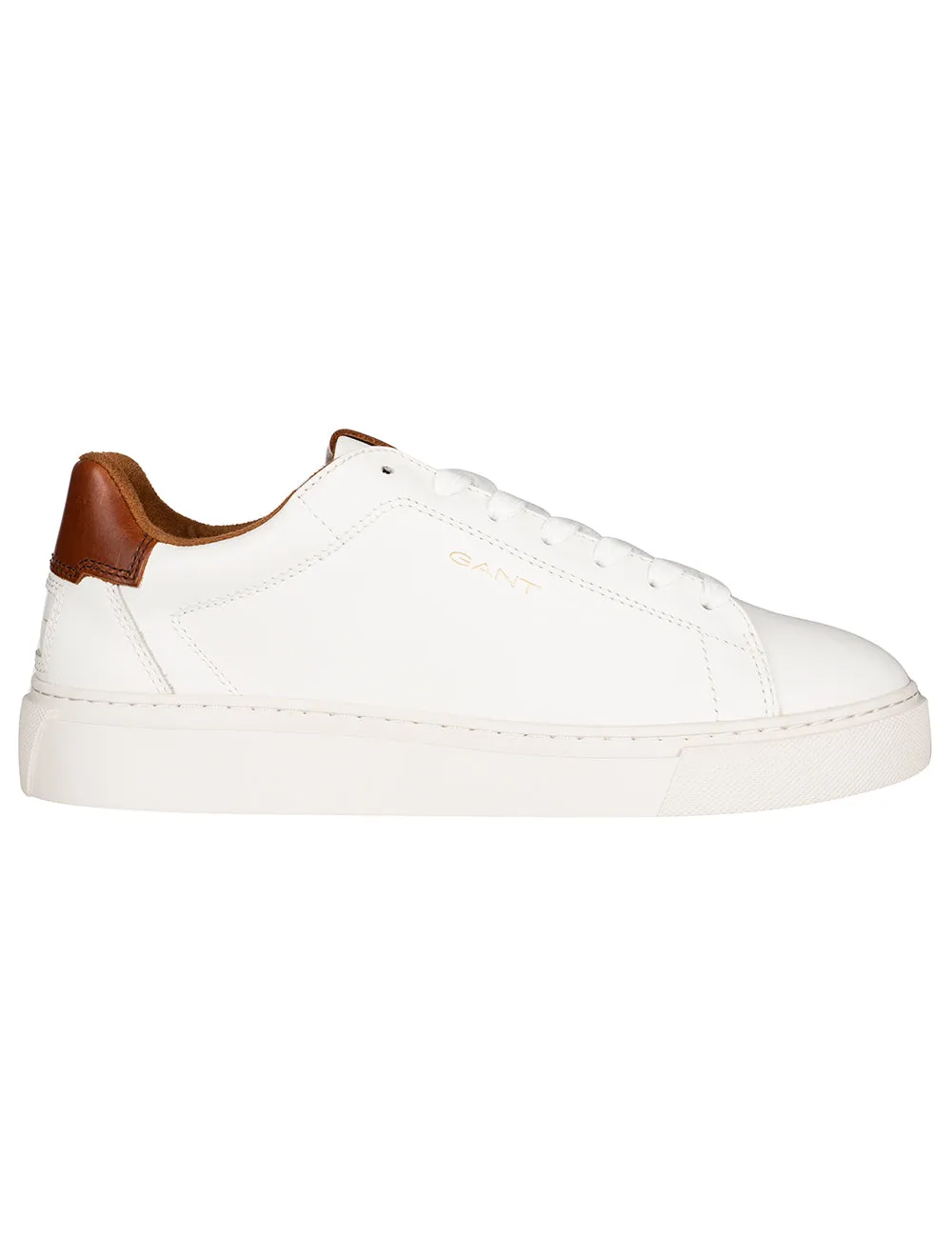 McJulien Leather Sneakers White Cognac