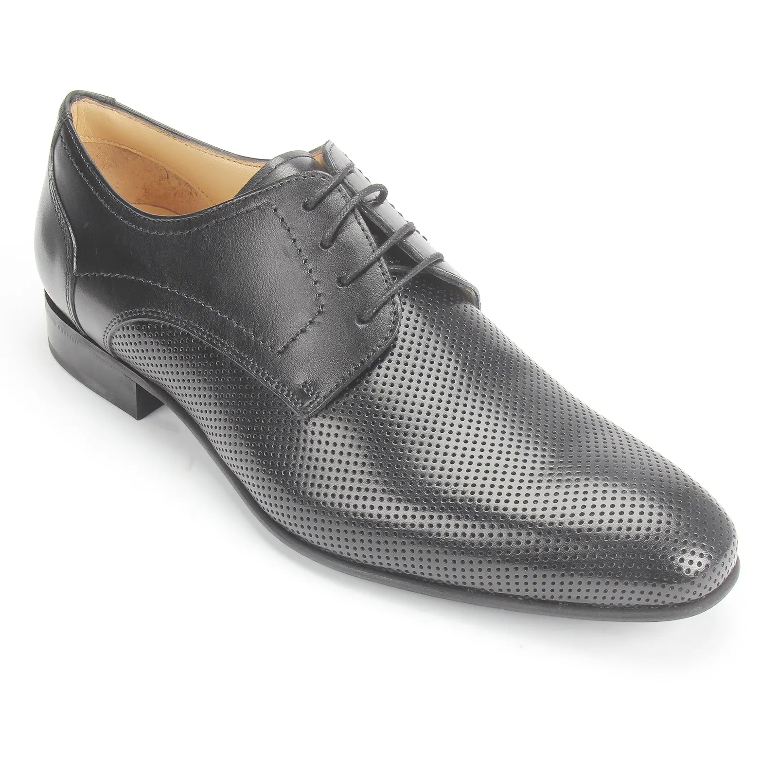 Men Perforated Mid-top Lace-up Shoe