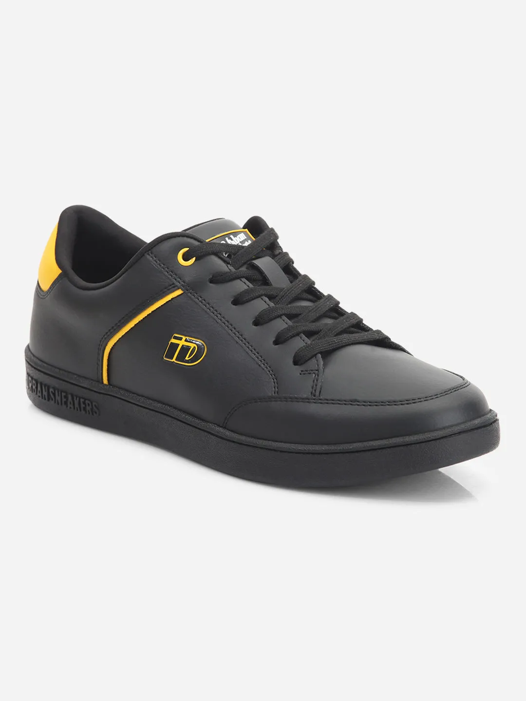 Men's Black Lace Up Casual Sneaker (ID3070)