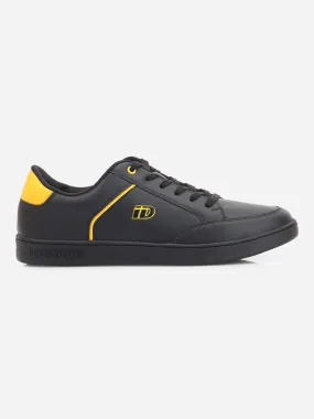 Men's Black Lace Up Casual Sneaker (ID3070)