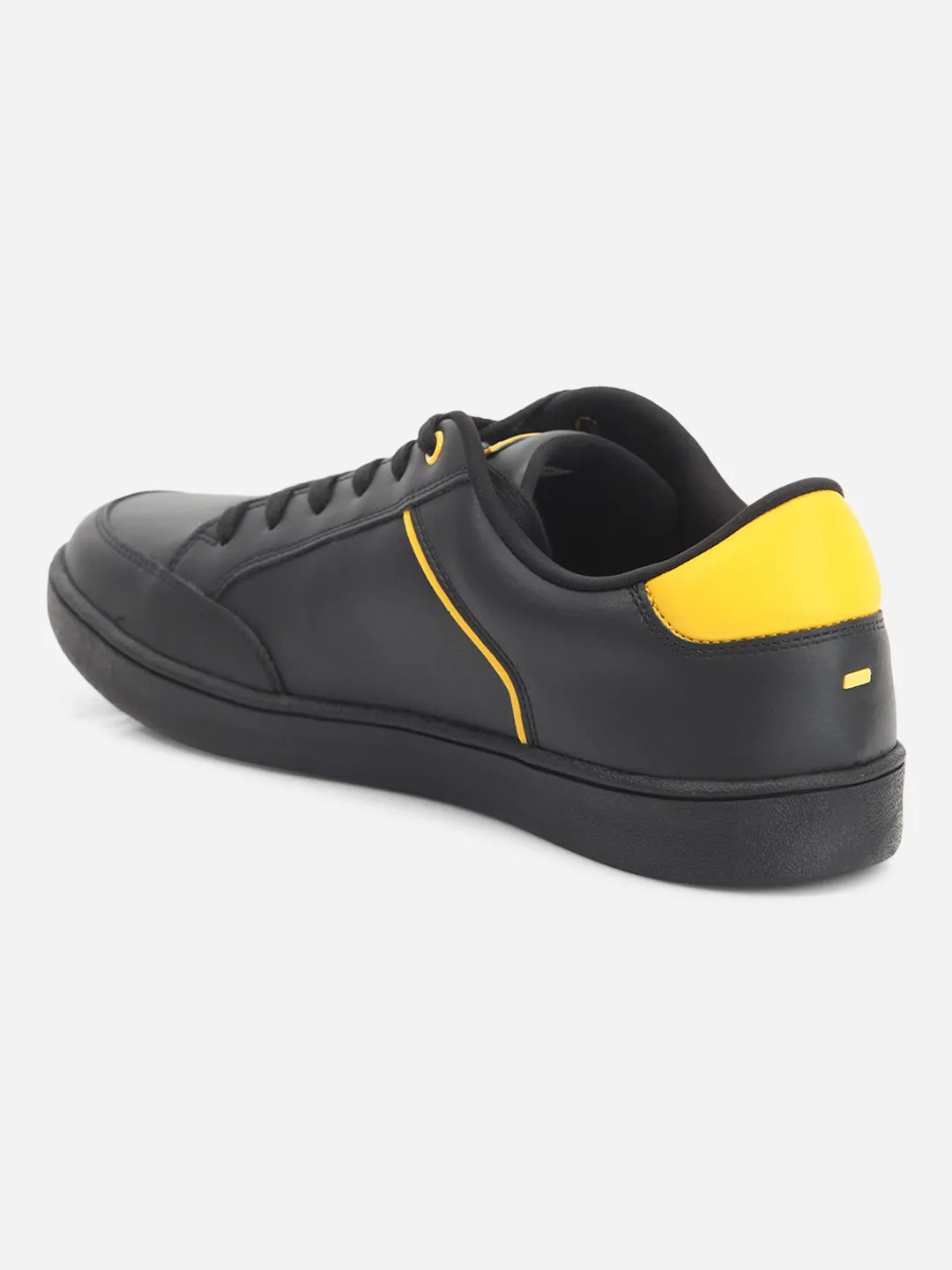 Men's Black Lace Up Casual Sneaker (ID3070)