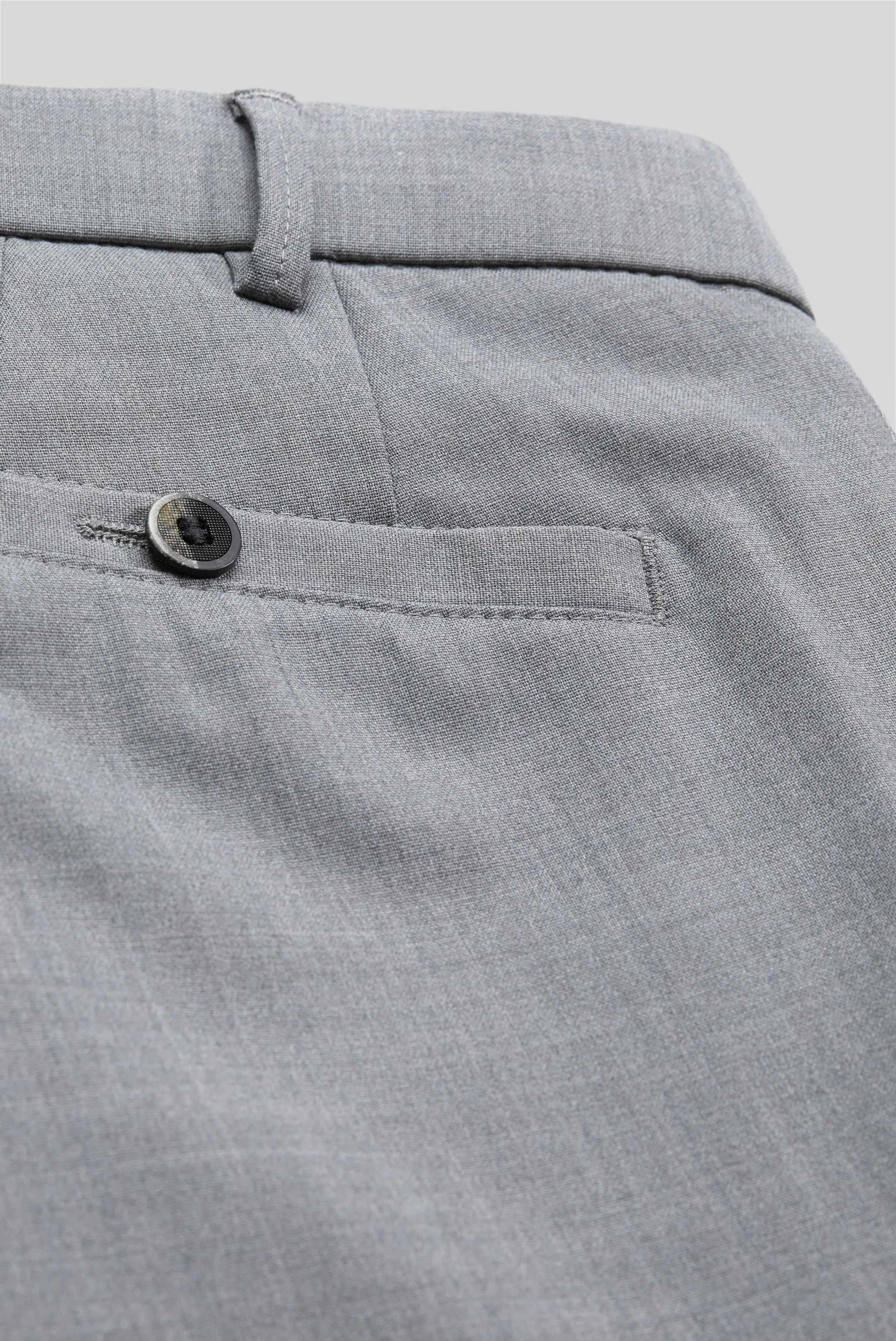 Meyer - Roma, Light Grey Wool Blend Trouser