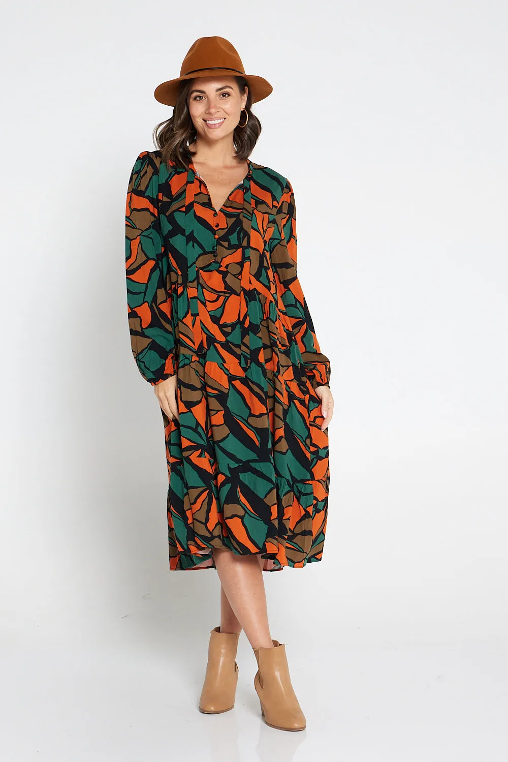 Misha Dress - Desert Botanical